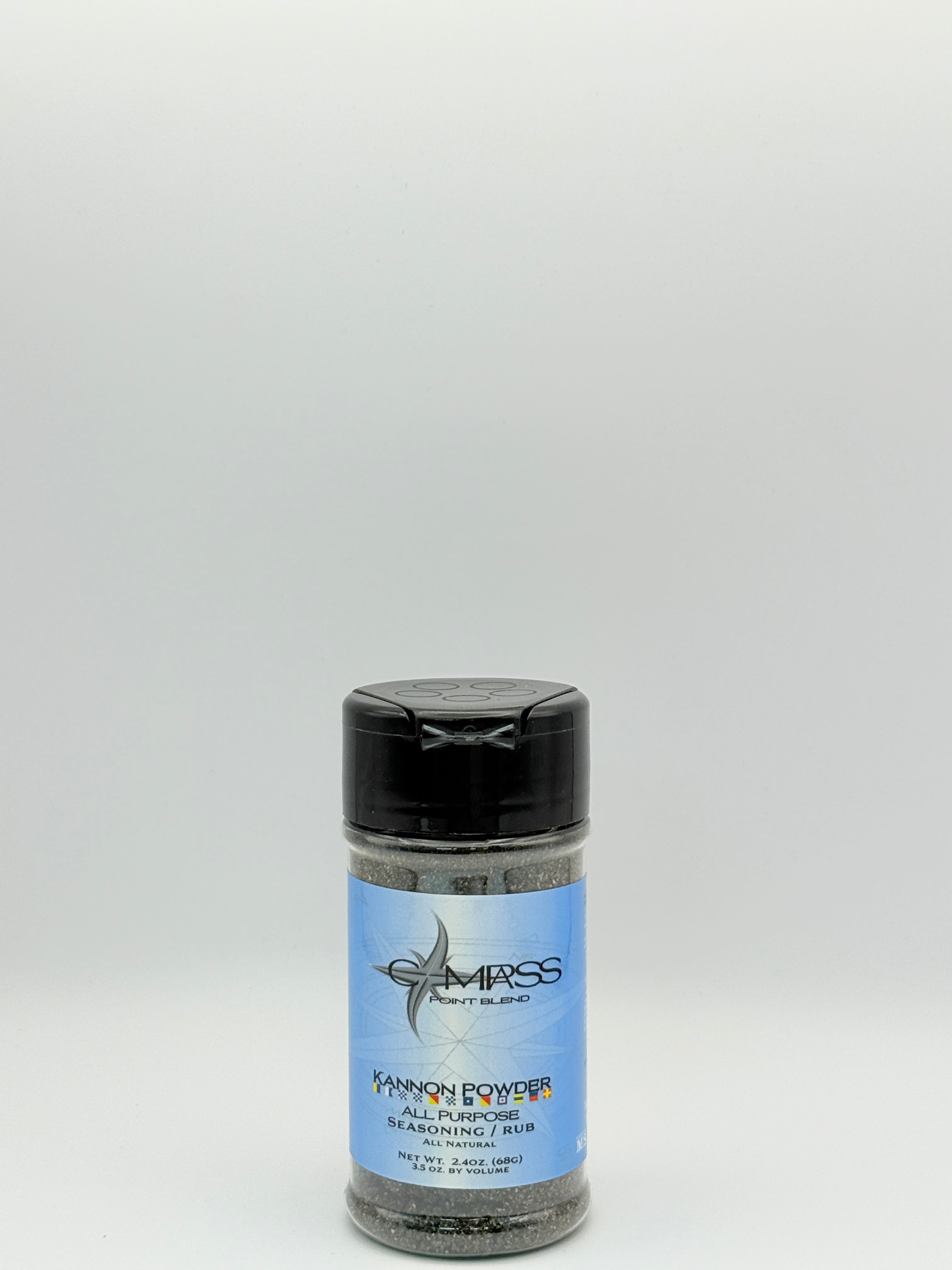 Kannon Powder All-Purpose Seasoning Rub Compass Point Blend in Shaker Bottle