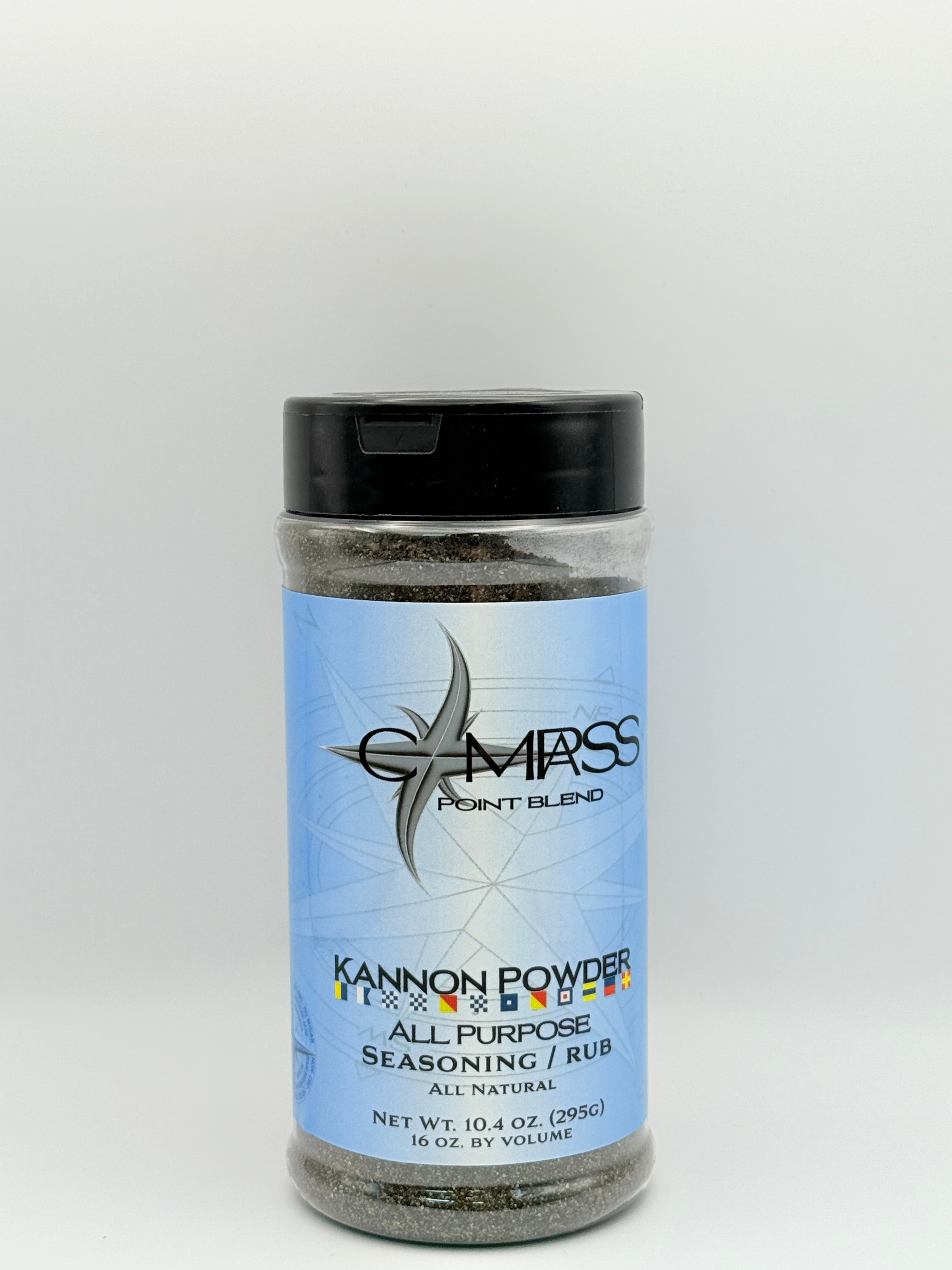 Kannon Powder Seasoning - Compass Point Blend All Purpose Rub, Net WT 10.4 oz - Buy Now!
