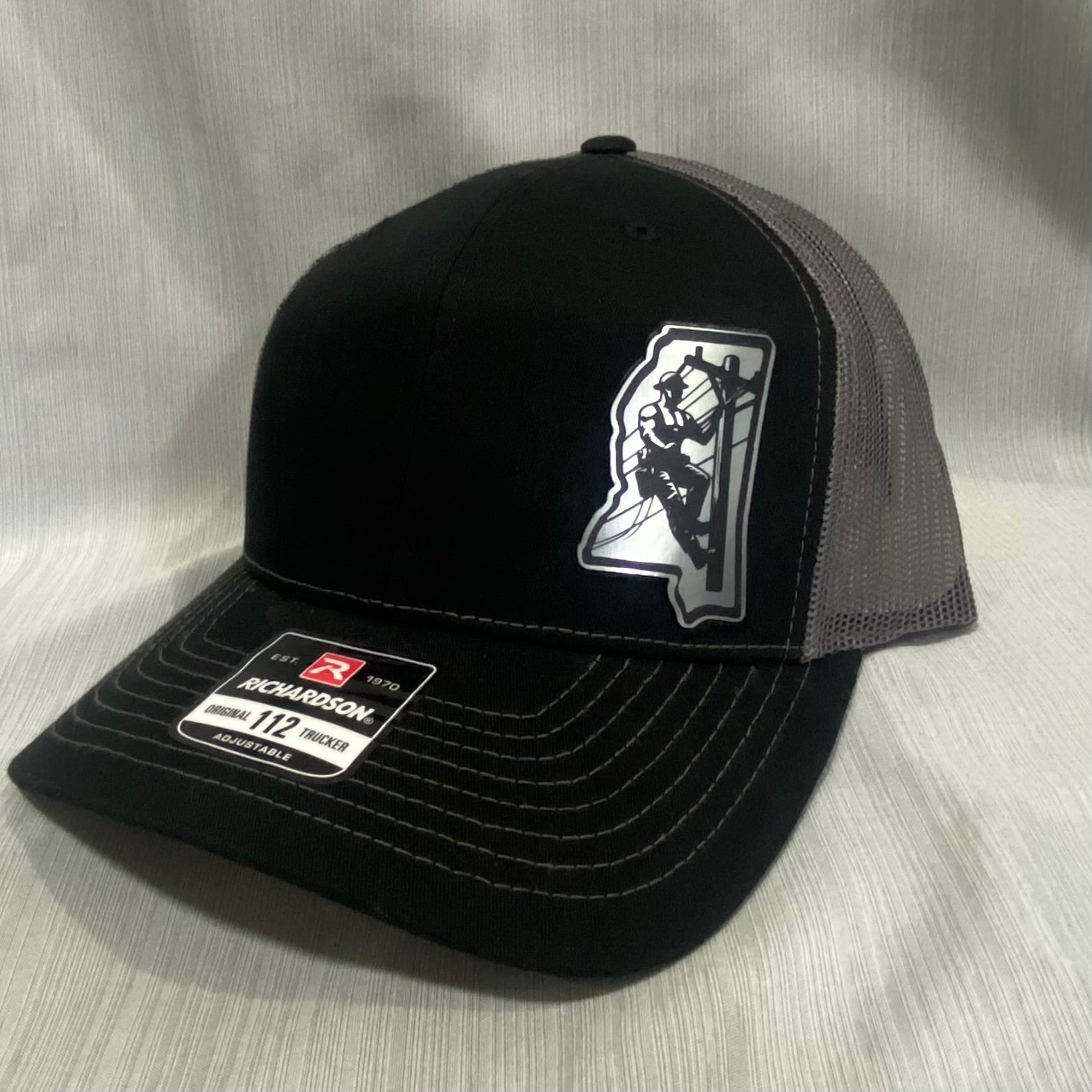 Mississippi Lineman Richardson 112 Trucker Hat - Metallic Patch - Shop Now!