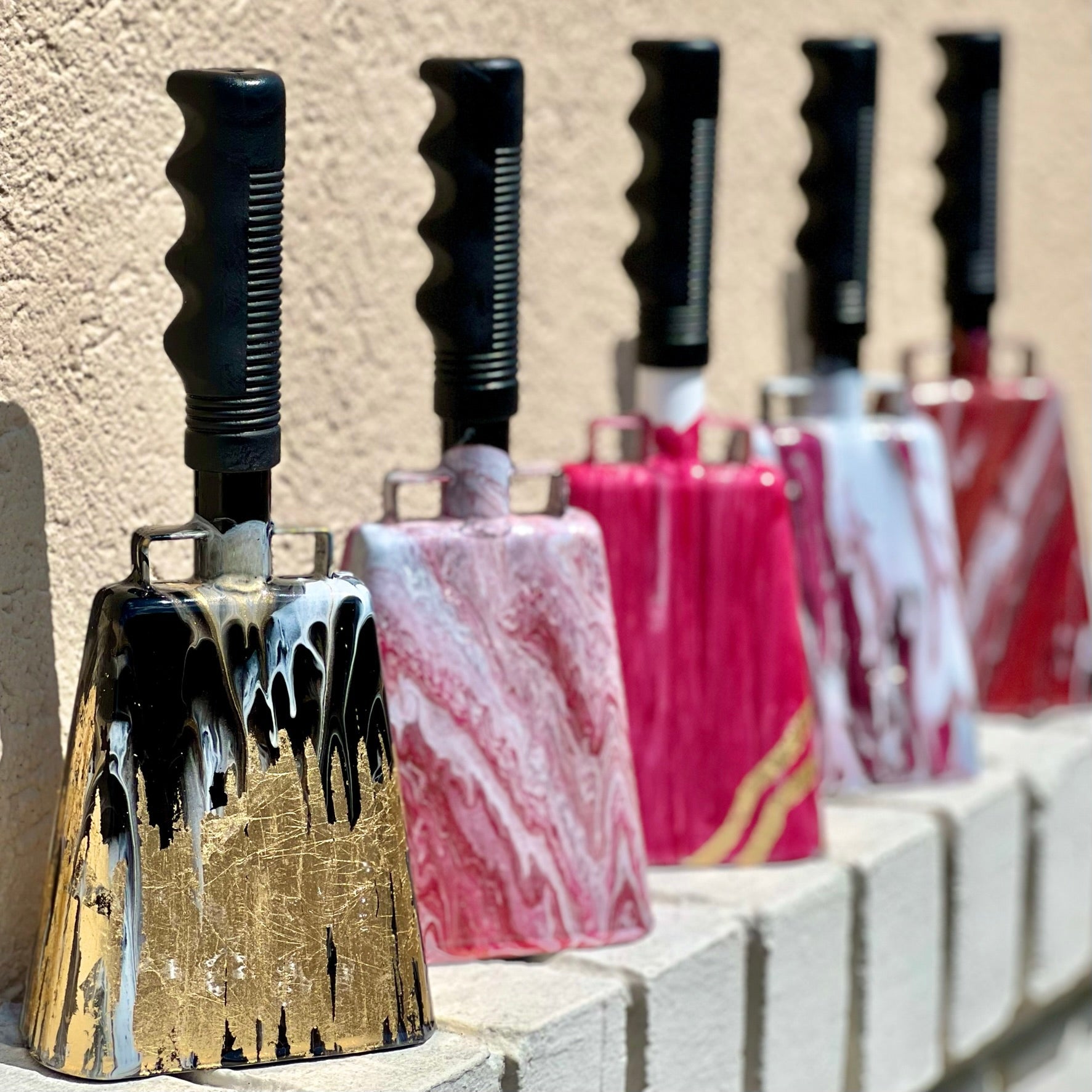 Hand-Painted Cowbells by Main Street Collective: Decorative Celebration Bells