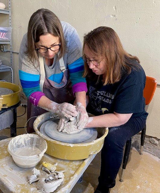 Pottery Class Hattiesburg MS: Wheel Throwing Lesson, Handmade Pottery Experience