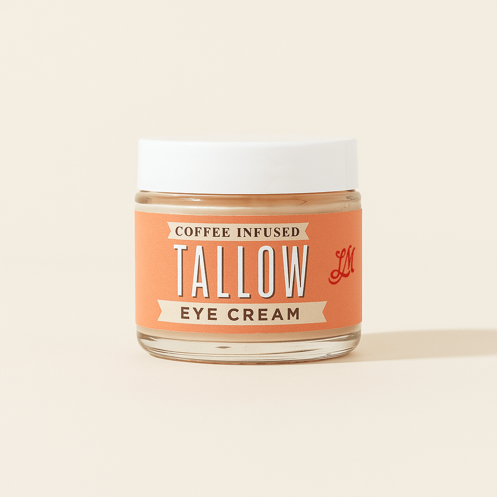 Lady May Coffee-Infused Tallow Eye Cream – Brighten, Firm & Revitalize Naturally