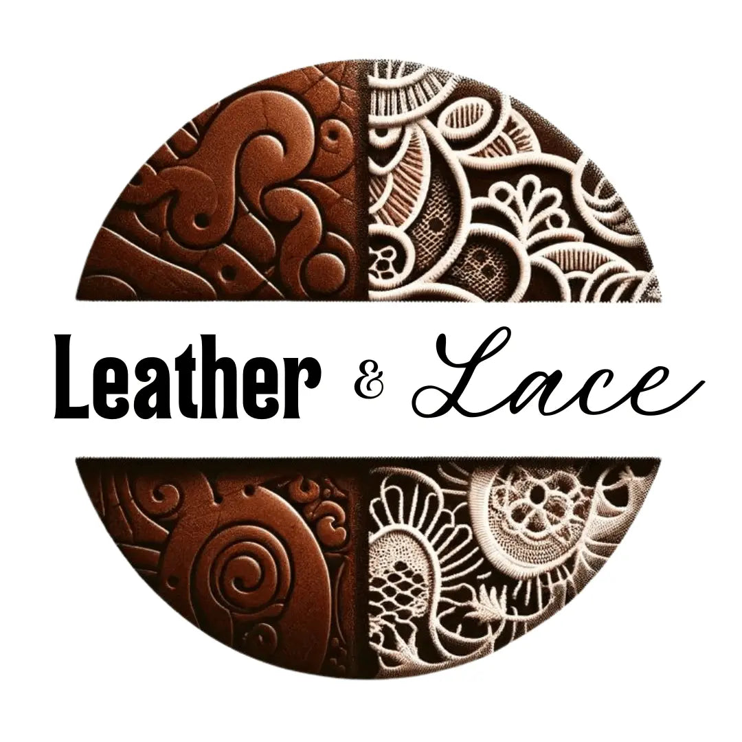 Leather & Lace Fragrance Logo: Leather, Lace, Main Street Collective L.L.C.