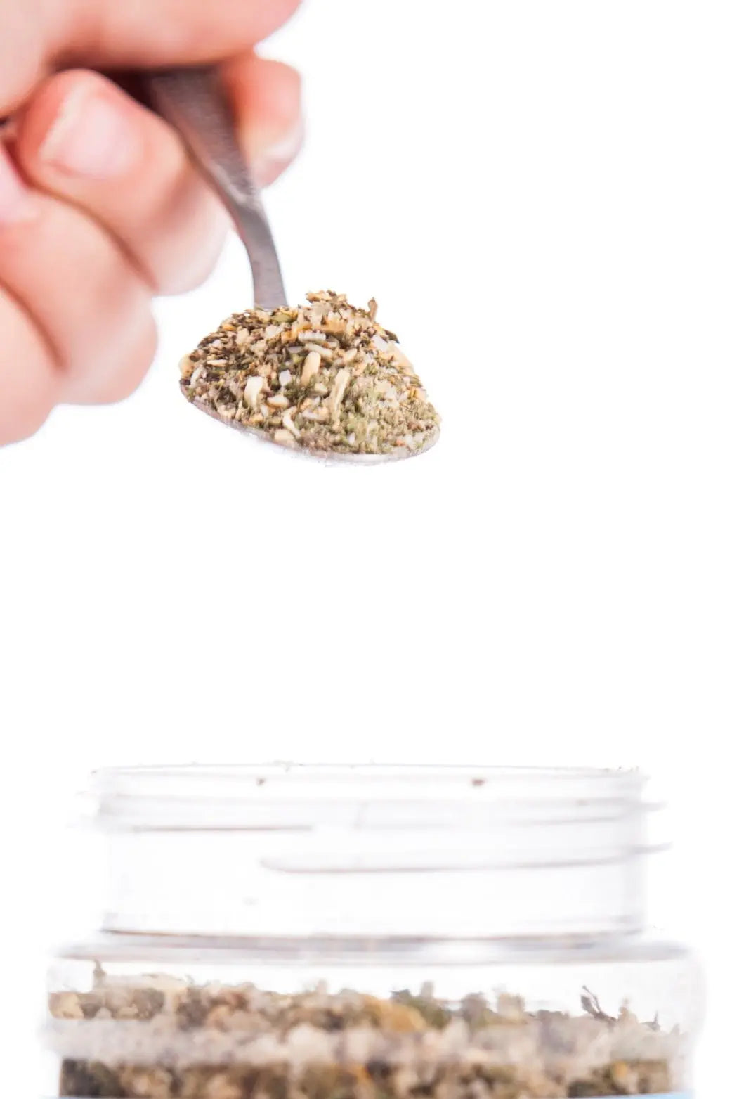 Lemon Basil Blend in Spoon - Main Street Collective Seasoning for Fish, Chicken, Potatoes & More