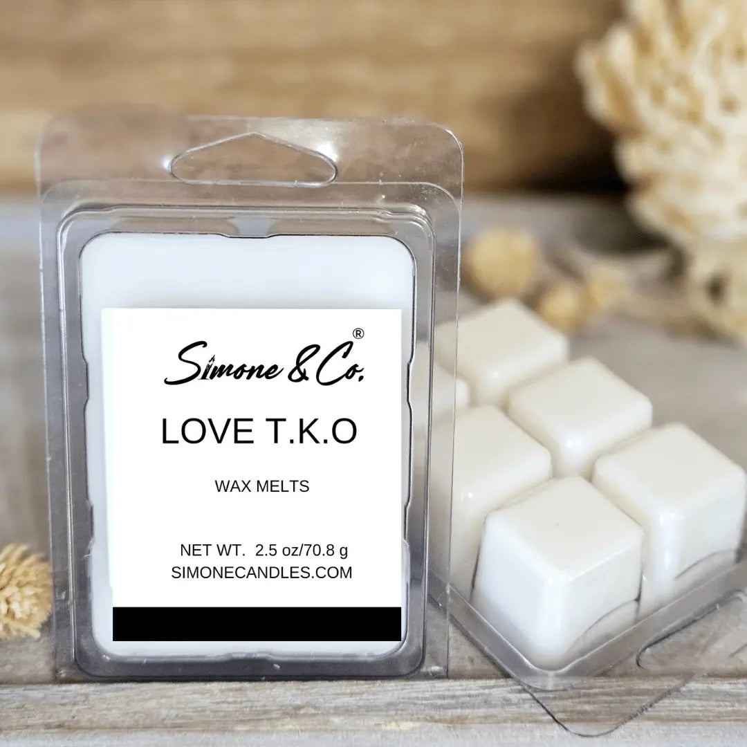 Simone & Co. Love TKO Wax Melts - Amber Musk Scent | Home Fragrance
