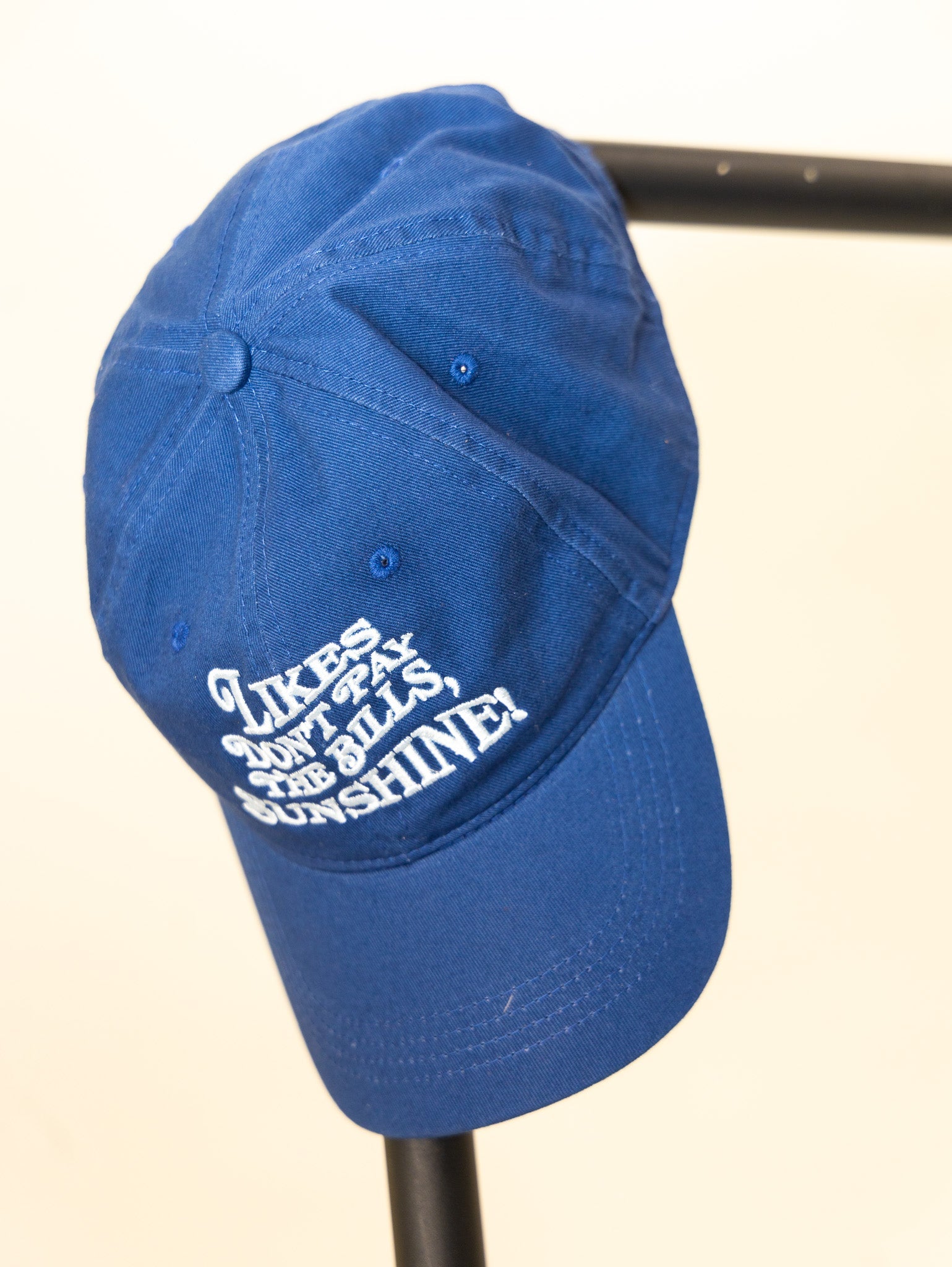 Likes Don't Pay the Bills Sunshine Embroidered Hat