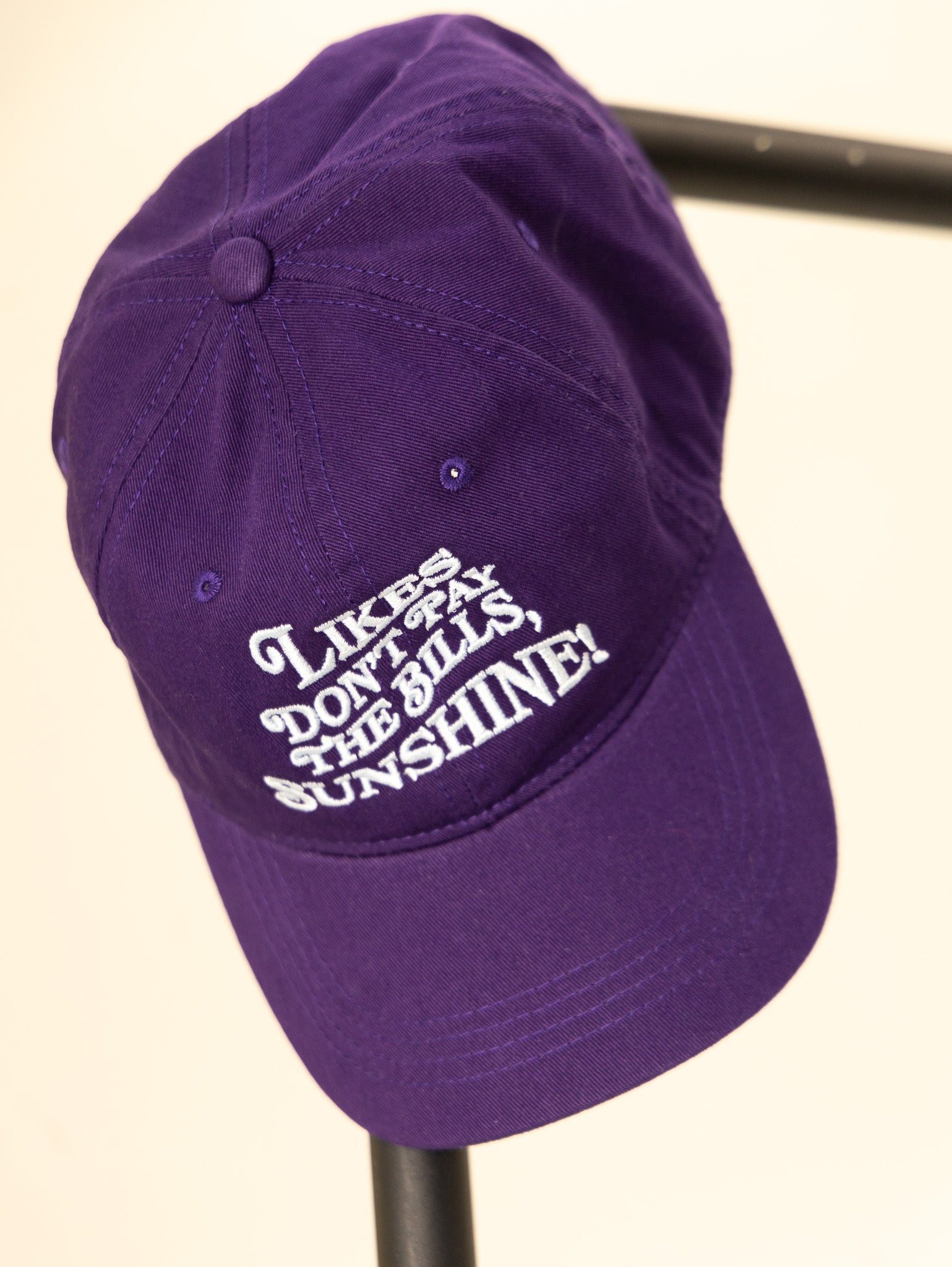 Likes Don't Pay the Bills Sunshine Embroidered Hat