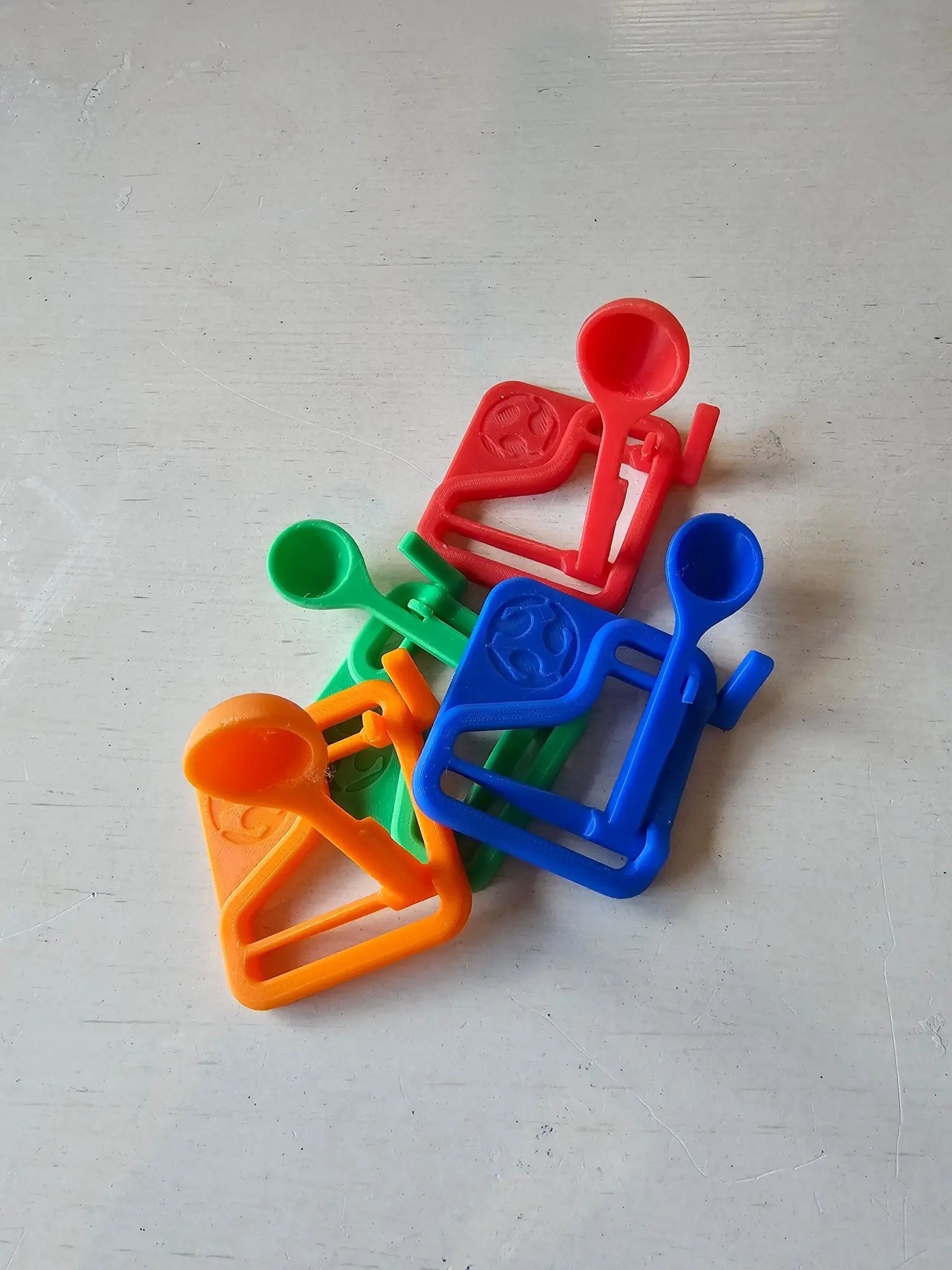 Colorful 3D Printed Mini Catapult Launchers by Tween Space: STEM Toy, Handmade in Mississippi, Educational, Main Street Collective