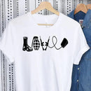 Front view of Mississippi handmade Love Military Christian T-shirt in heather gray – Mississippi handmade patriotic Christian gift