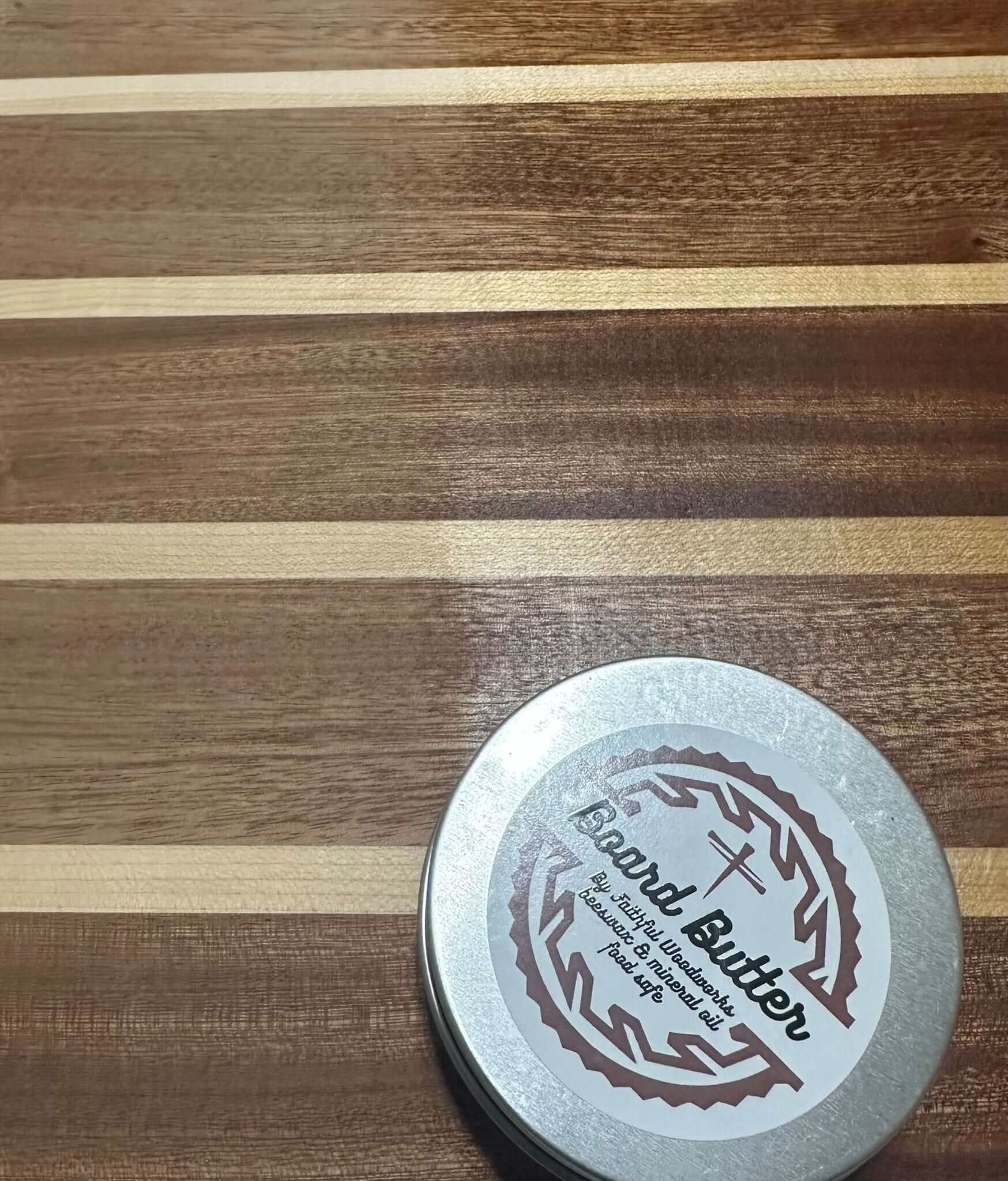 Board Butter by Faithful Woodworks: Wood Conditioner for Cutting Boards - Food Safe