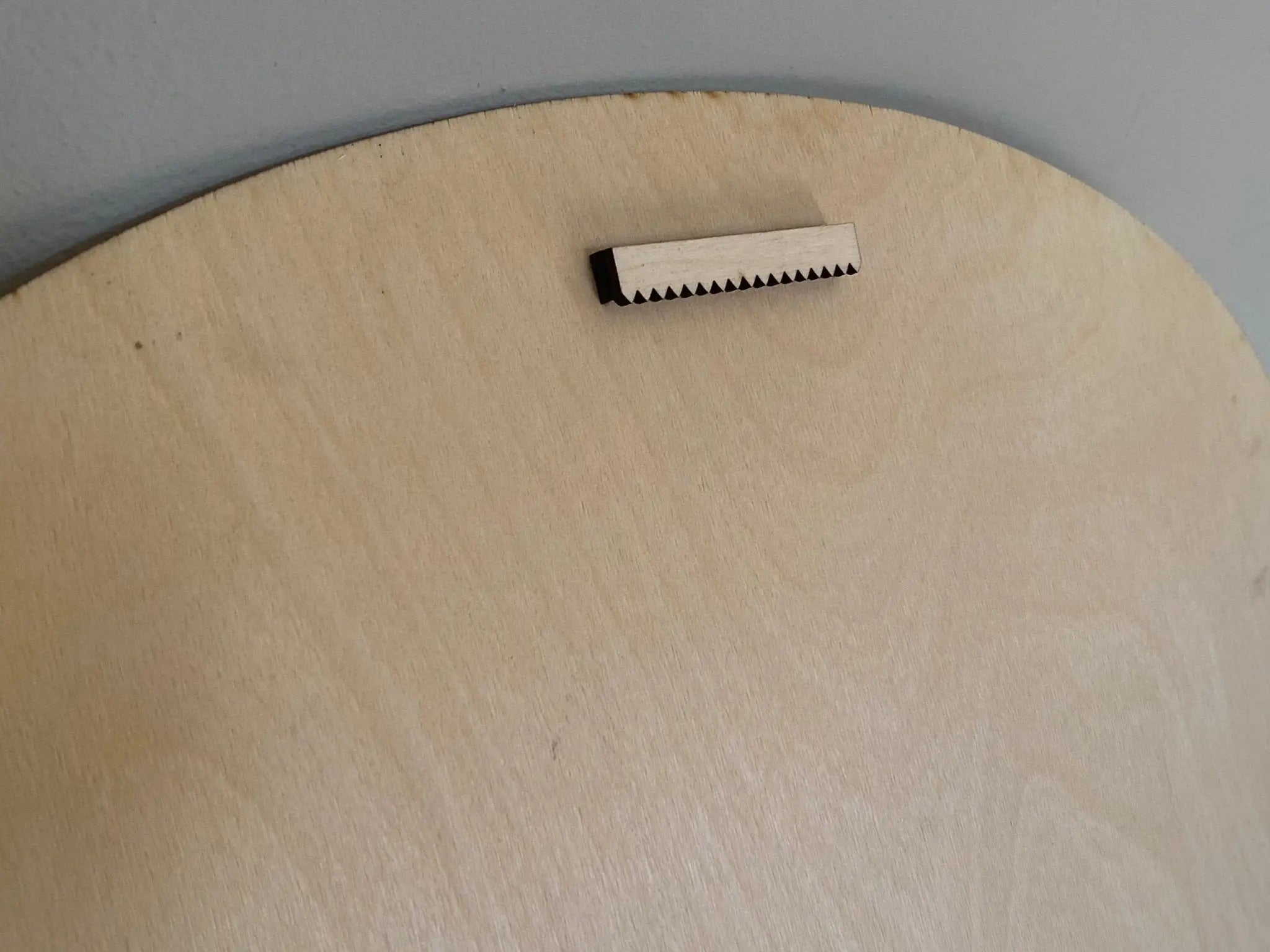 Milestone Photo Board Back: Wooden 1st Birthday Photo Display with Sawtooth Hanger for Wall Mounting