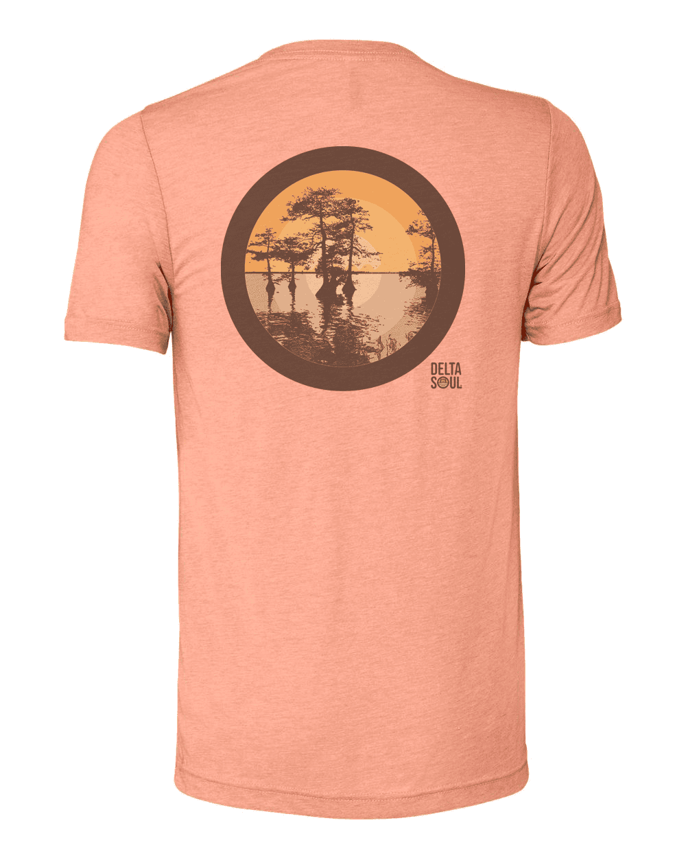 Delta Soul Cypress Bayou T-shirt - Orange Mississippi Conservation Tee