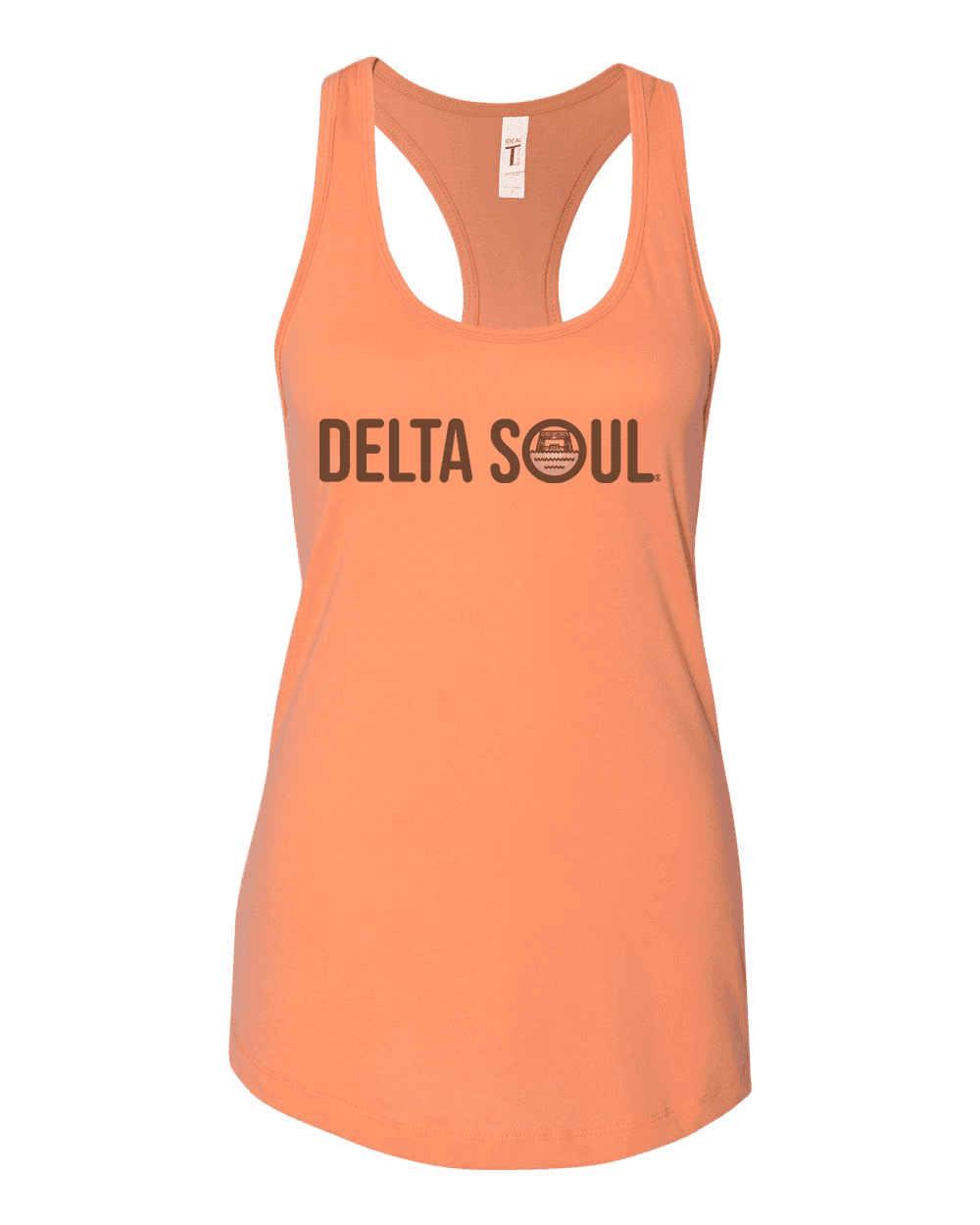 Delta Soul Tank Top - Peach Mississippi Southern Apparel - Women's Sleeveless Shirt