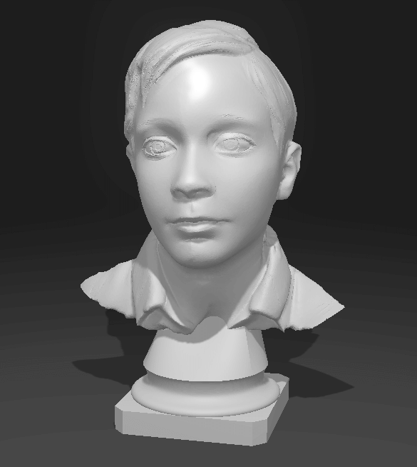 3D Printed Mini Me Bust: Personalized Gift Idea - Custom Sculpture for Unique Desk Decor and Keepsake.