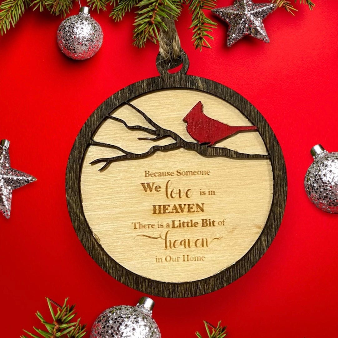 A Little Bit of Heaven Cardinal Memorial Ornament