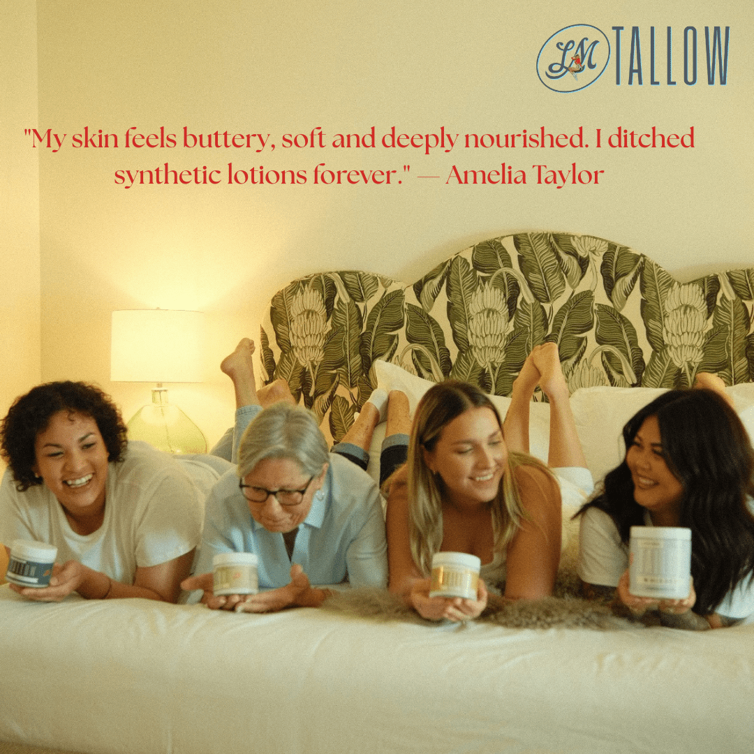 Original Tallow Body Butter – Unscented Grass-Fed Beef Tallow Moisturizer | Lady May