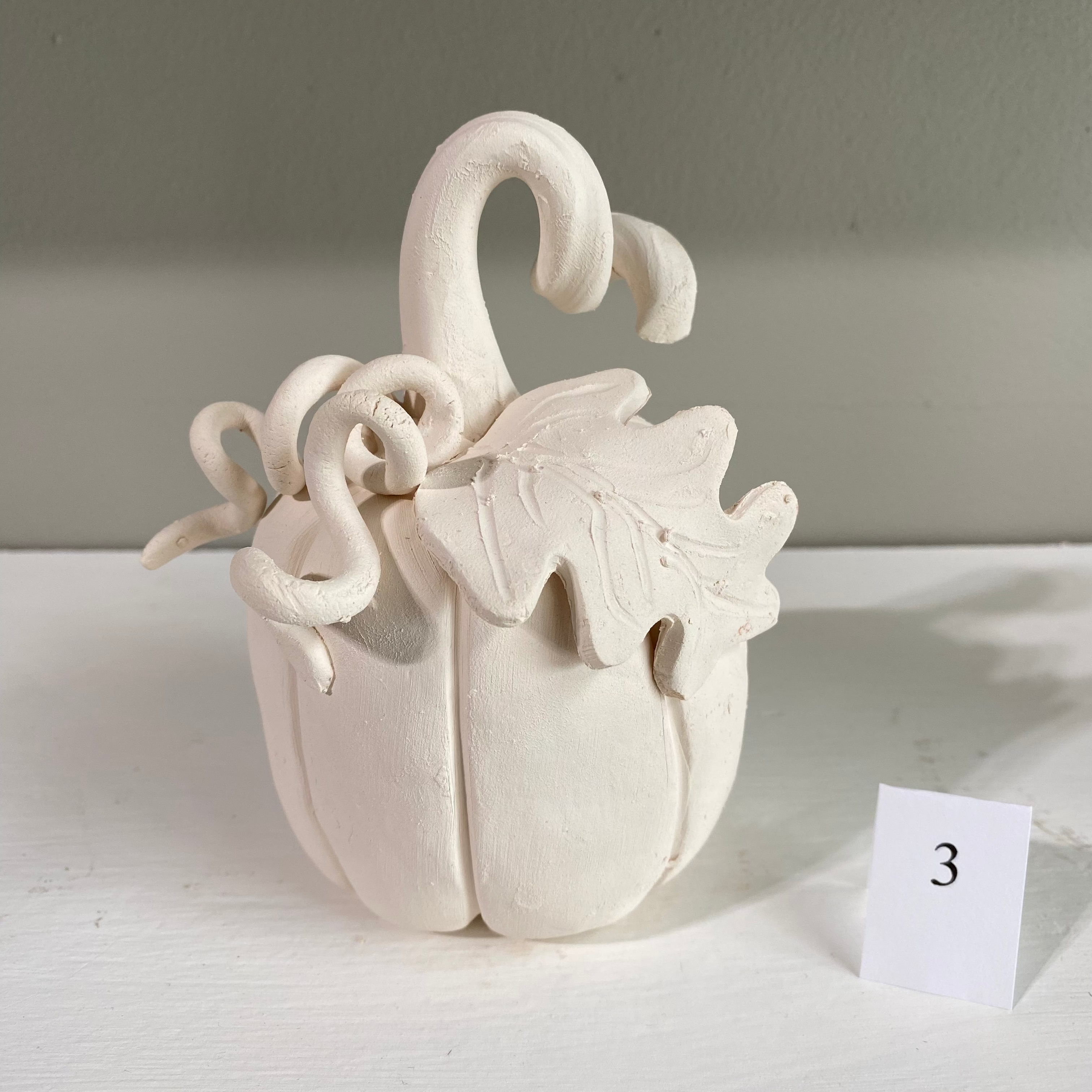 Handmade Pumpkin Pottery: Unglazed Fall Decor from Hattiesburg, MS. Main Street Collective.