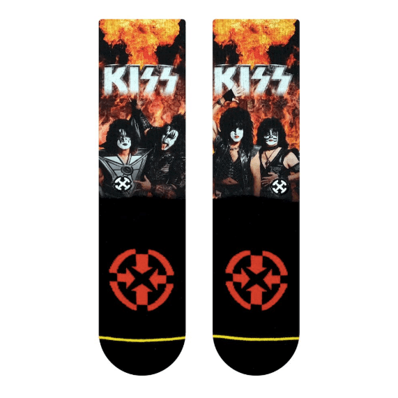 MERGE4 KISS End of the Road Crew Socks - Rock Band Merchandise