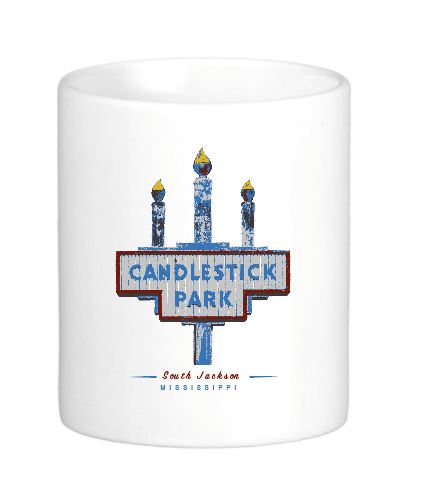 Candlestick Park South Jackson MS Vintage Mug - Hurricane Camille Souvenir - Main Street Collective Mississippi
