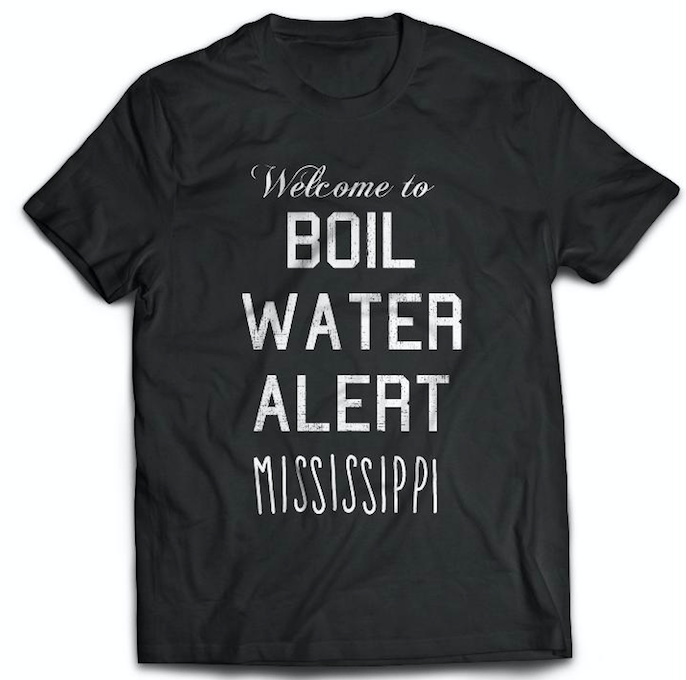 Boil Water Alert Mississippi T-Shirt - A Humorous Take on Mississippi's Water Crisis