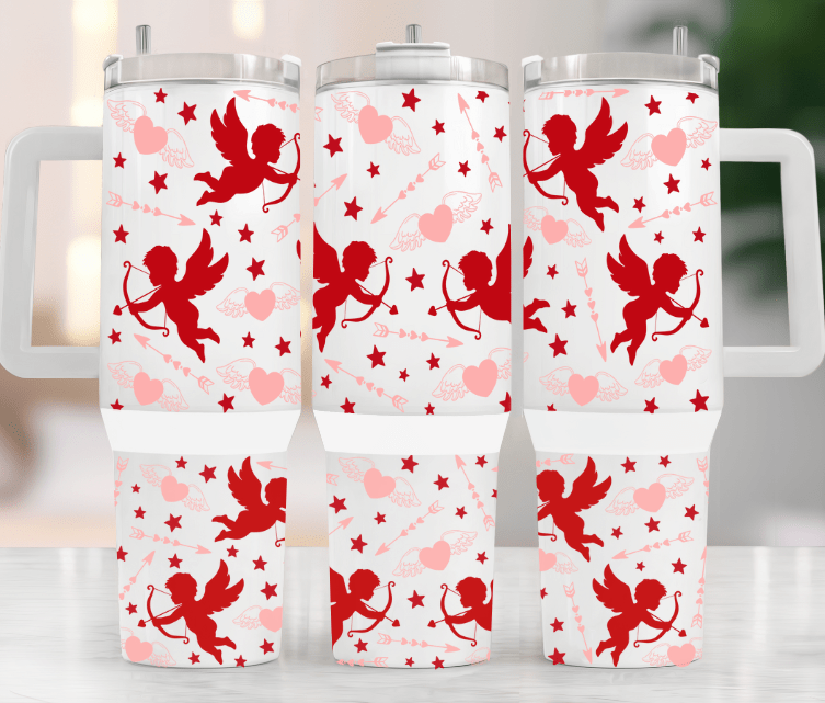 Valentine's Day Cupid 40oz Tumbler