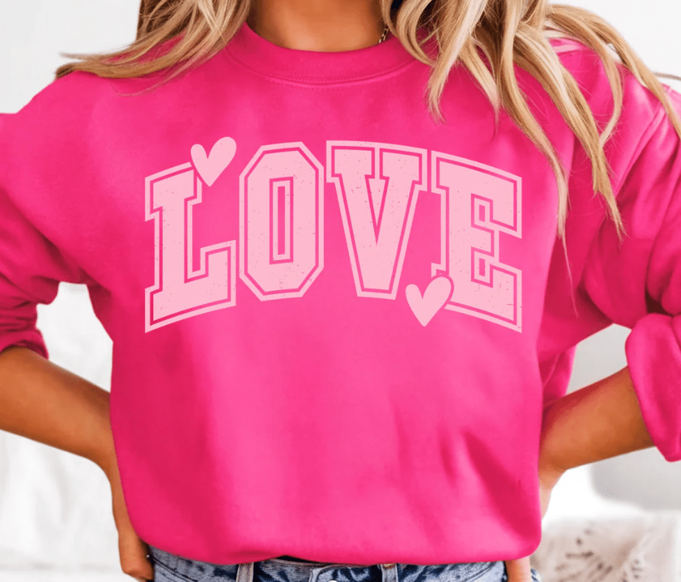 Love Valentines Sweatshirt