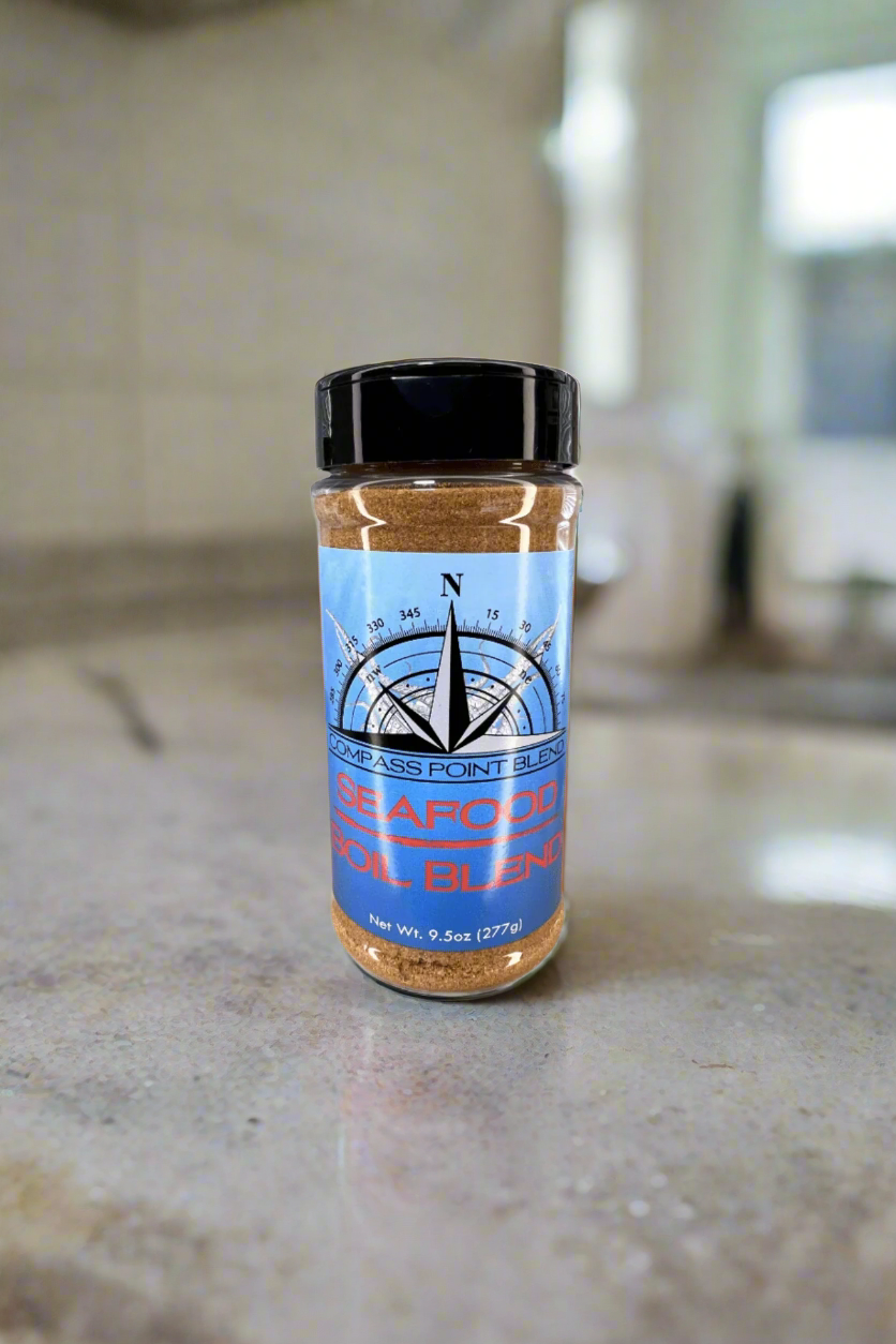 Compass Point Blends Seafood Boil Seasoning - Spice Blend for Coastal Flavor