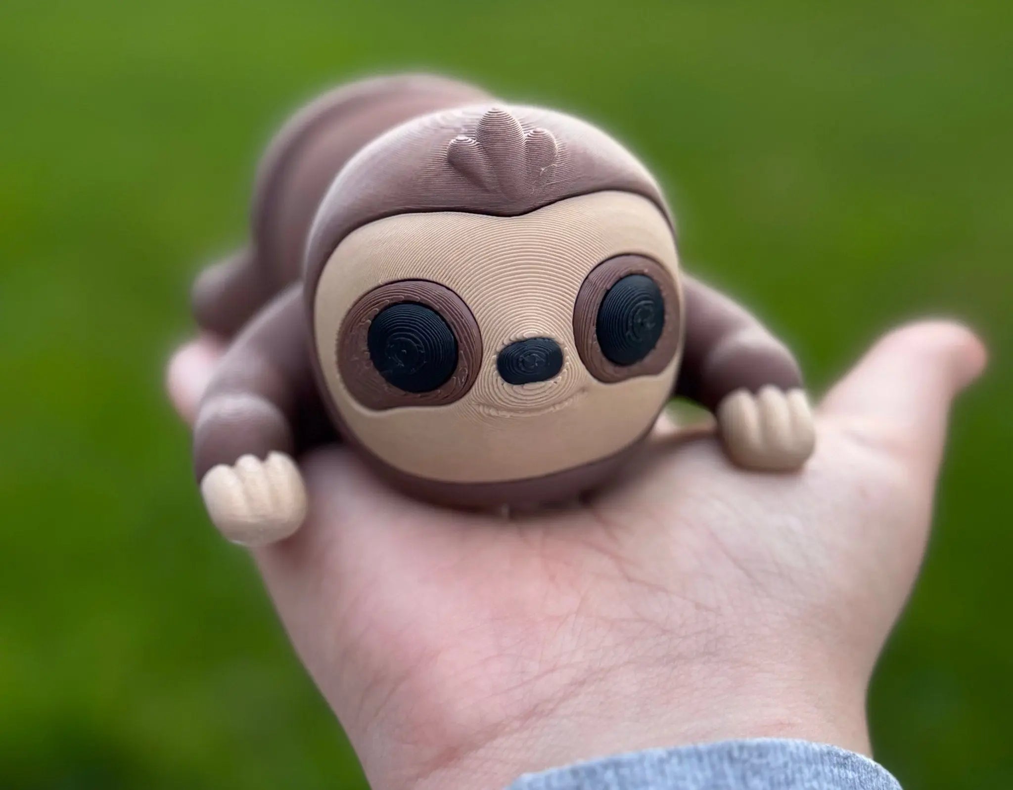 3D Printed Sloth Fidget Toy - Color Changing Sensory Toy for Stress Relief | Mushroom Lady Co.
