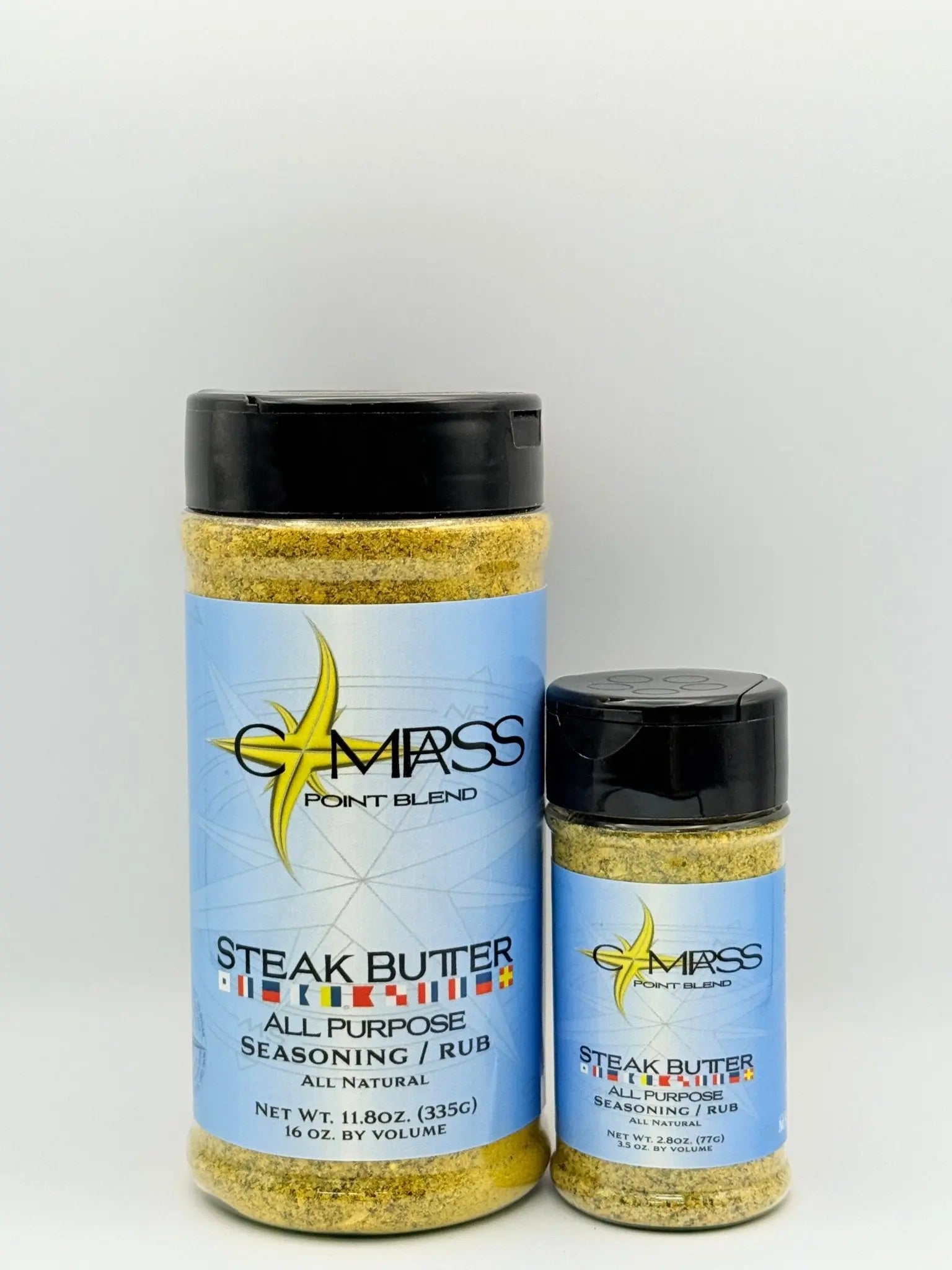 Compass Point Blend Steak Butter: All-Purpose Seasoning & Rub, Two Sizes