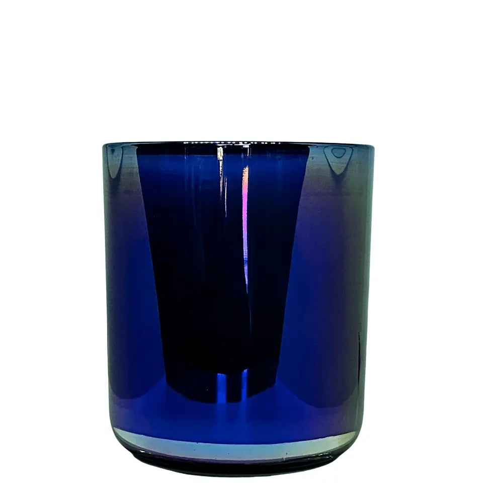 Simone & Co. Elegant Rose Amber Candle | Iridescent Glass, Long Burn Time | Main Street Collective