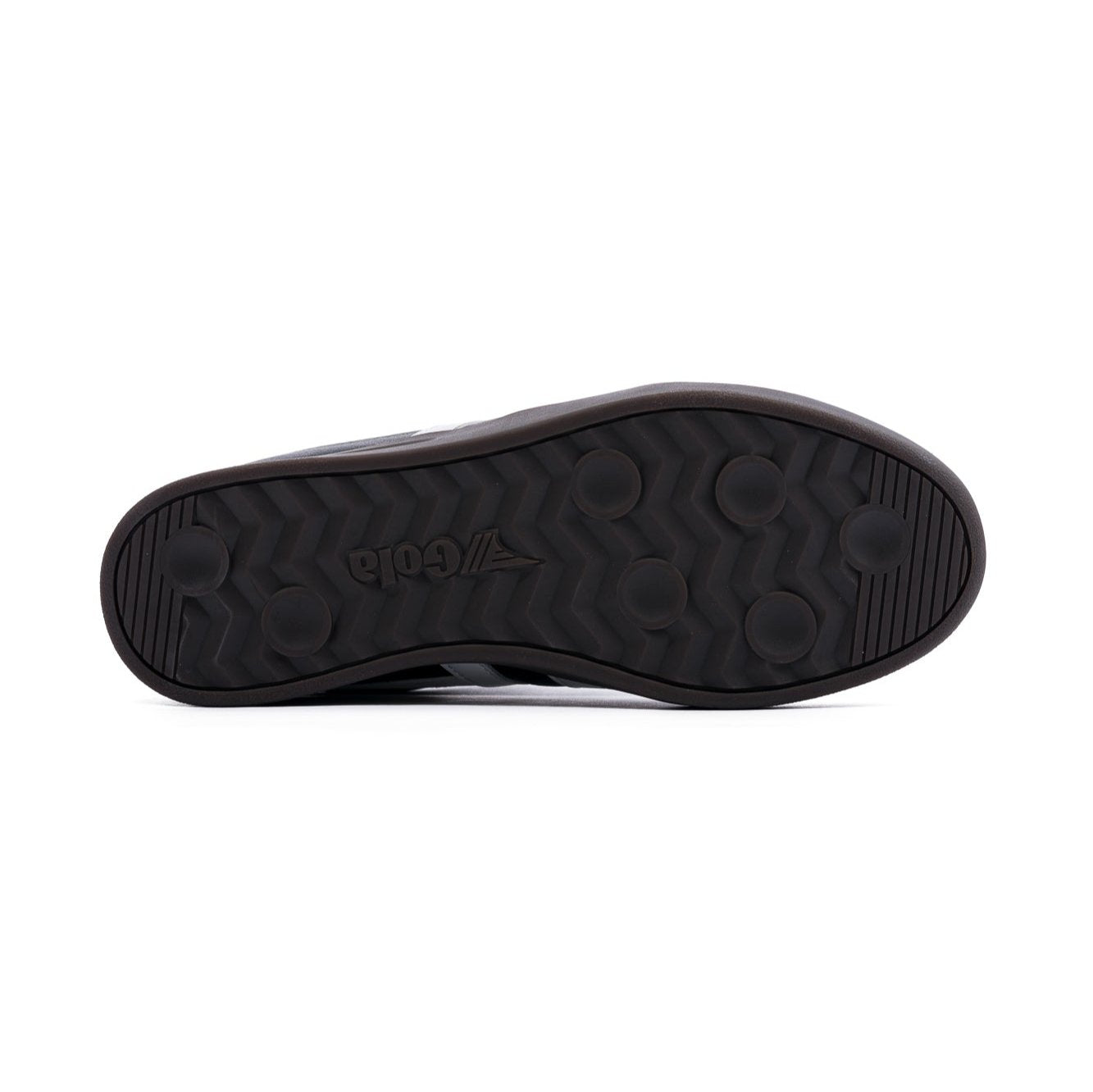 Gola Cyclone Men's Shoes - Leather Black/White/Dark Gum