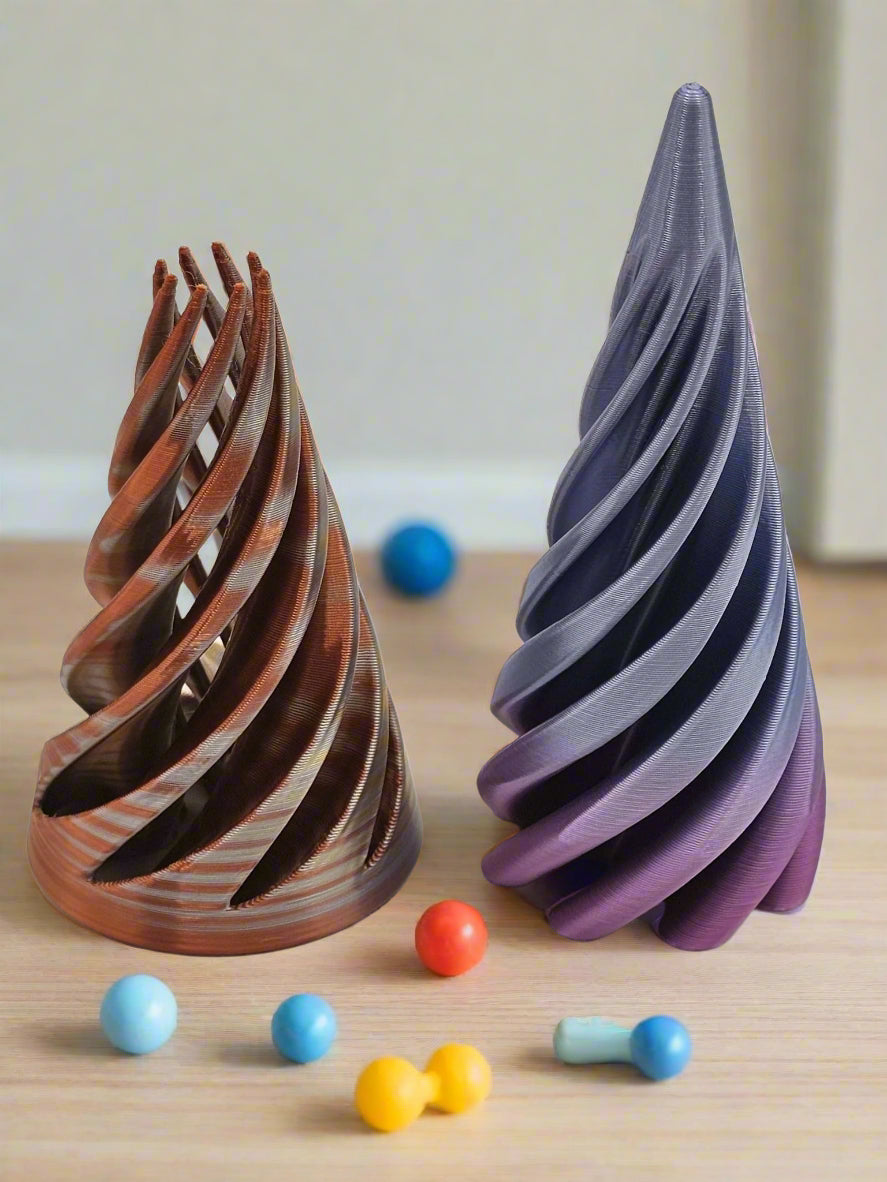 Full view of Swirl Cone Fidget by The Tween Space – Mississippi handmade gift