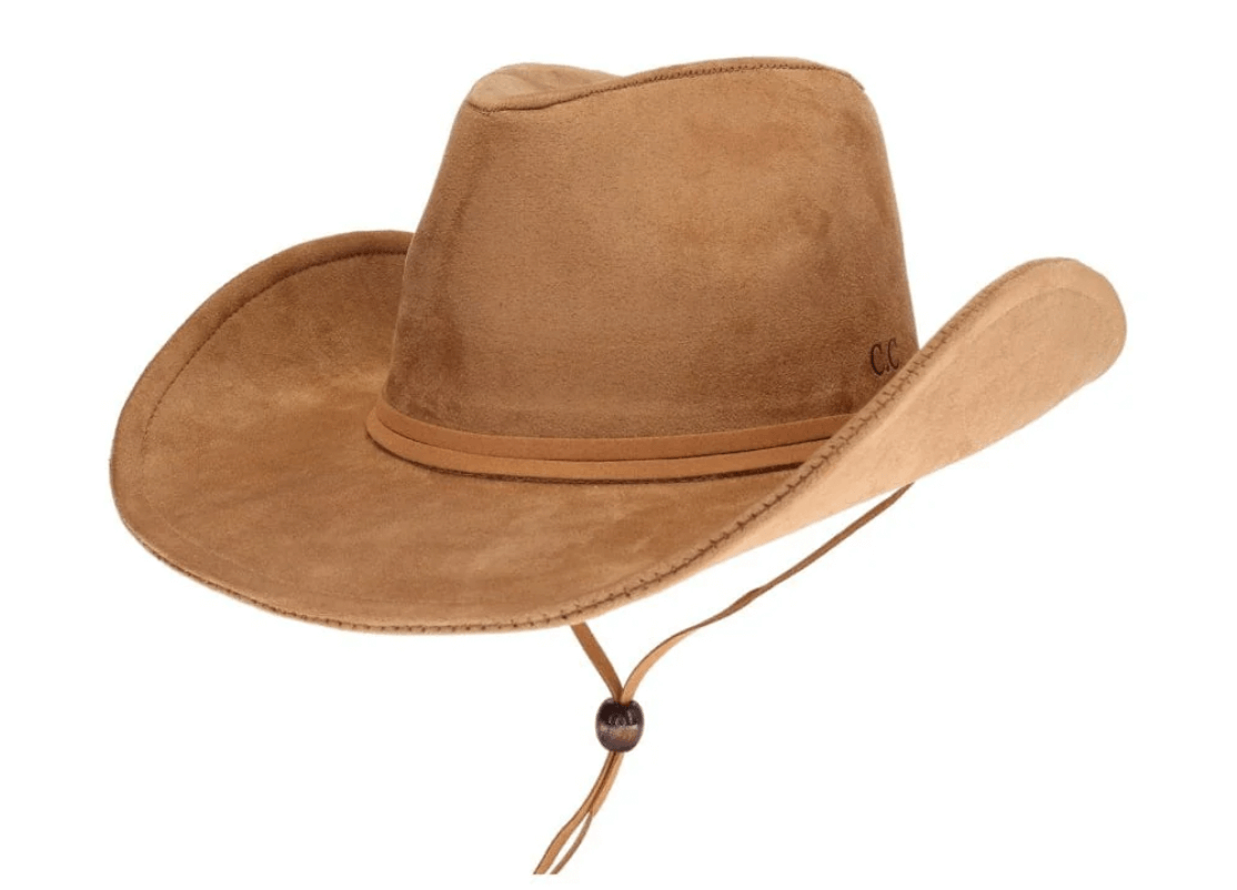 Camel Suede Cowboy Hat | Brim Envy Telluride Western Hat with Wide Brim | Western Fashion