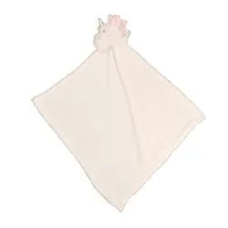 Soft Baby Security Blanket with Animal Head - 11x11 inch Plush Banky from Main Street Collective