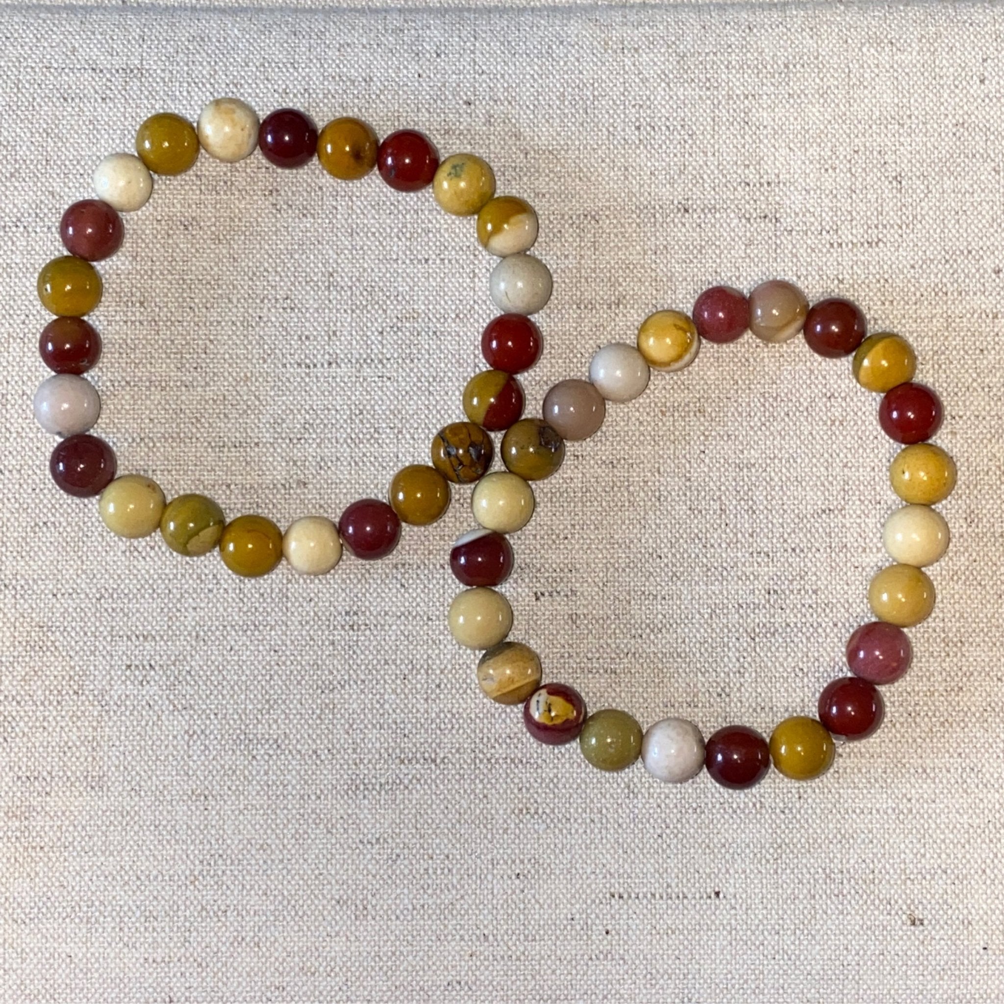 Mookaite Jasper Stone Crystal Bracelet