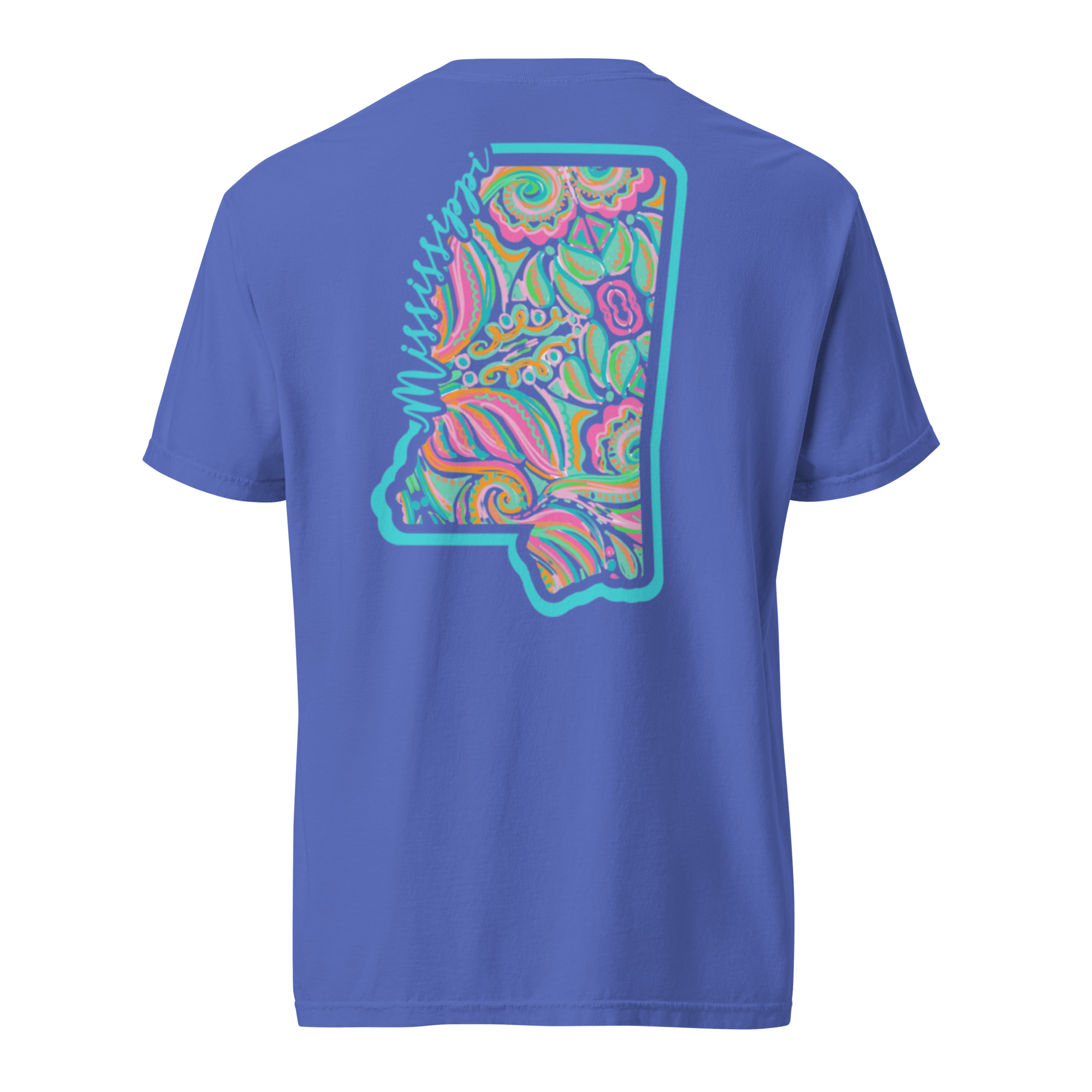 Mississippi Jubilee Original Art Short Sleeve T-Shirt (Tee Shirt - Art Printed on Front &amp; Back)