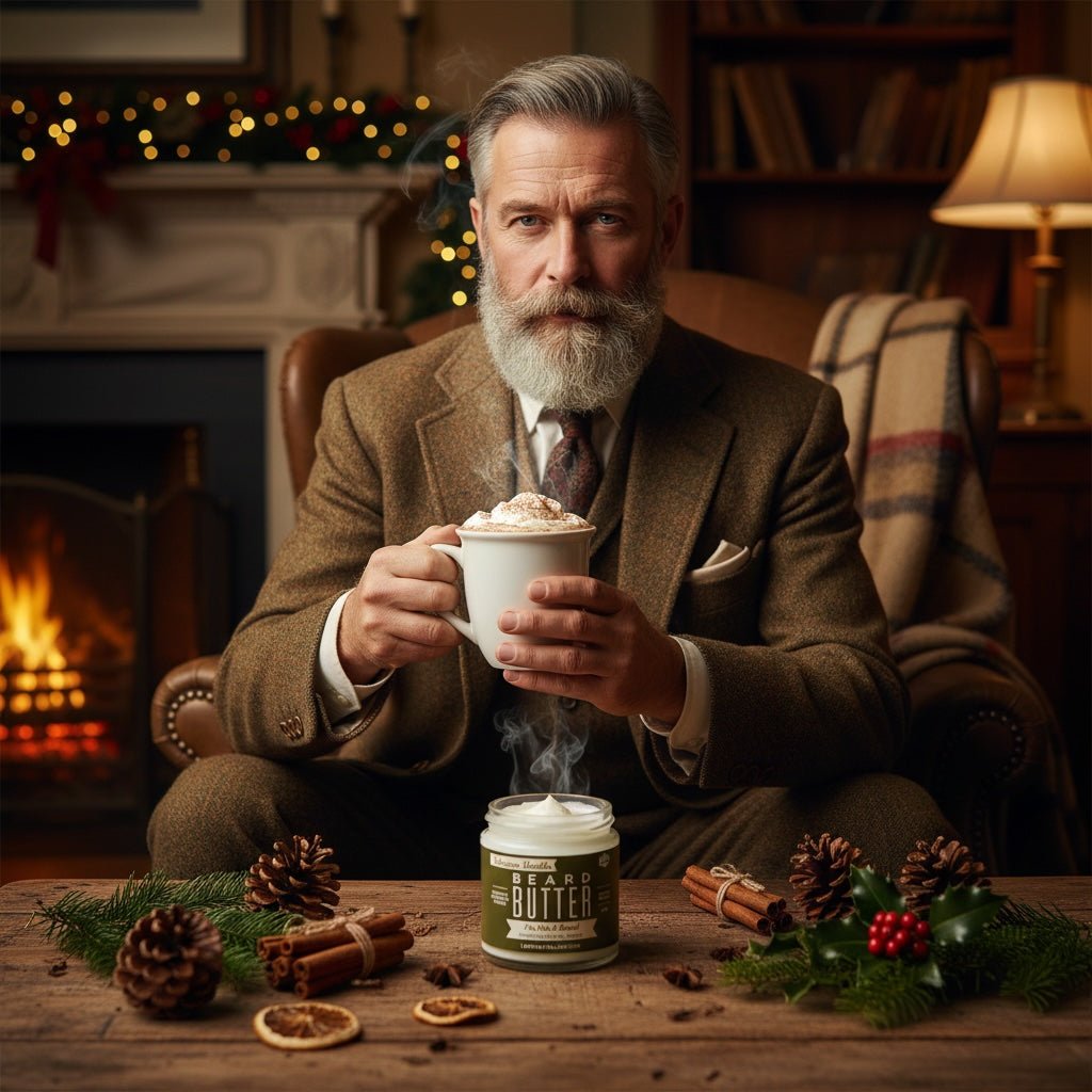 Tallow Man Tobacco Vanilla Beard + Body Butter | Men's Grooming | Grass-Fed Tallow | 9oz