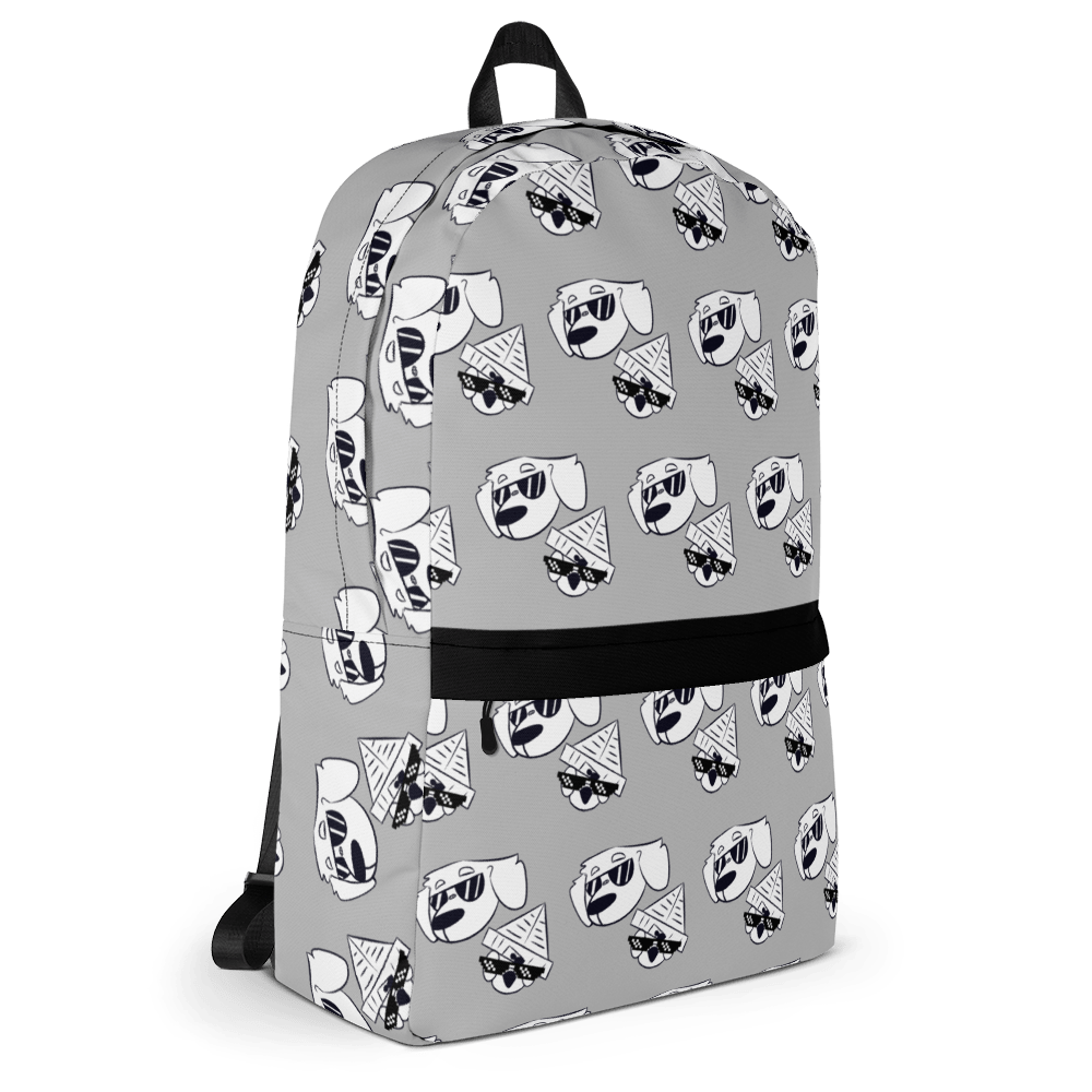 Cool Guys Backpack: Cartoon Pattern Backpack by Main Street Collective