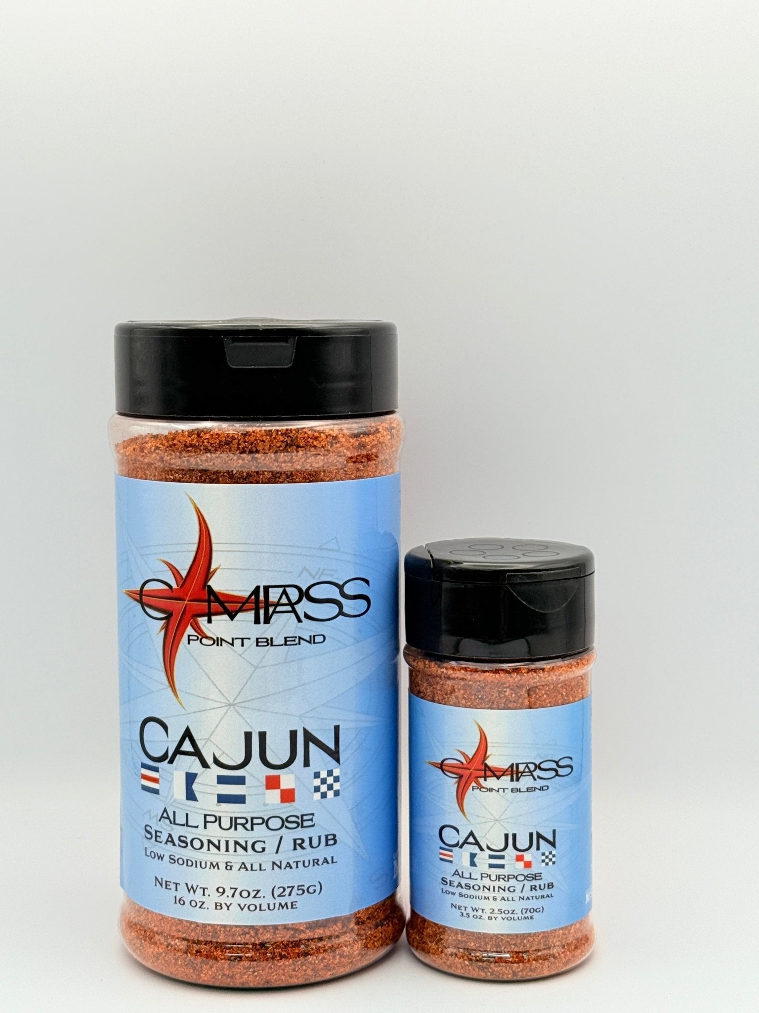 Compass Point Cajun Seasoning: All-Purpose, Low Sodium, Authentic Louisiana Flavor
