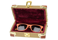 Glassy Fender x Mikemo Polarized Sunglasses Colab - Fiesta Red/Pau Ferro
