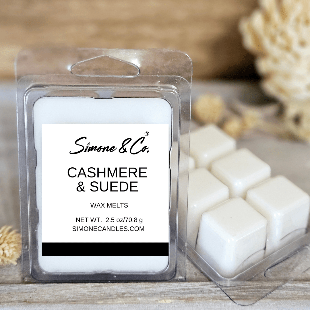 Simone & Co. Cashmere & Suede Wax Melts | Scented Home Fragrance