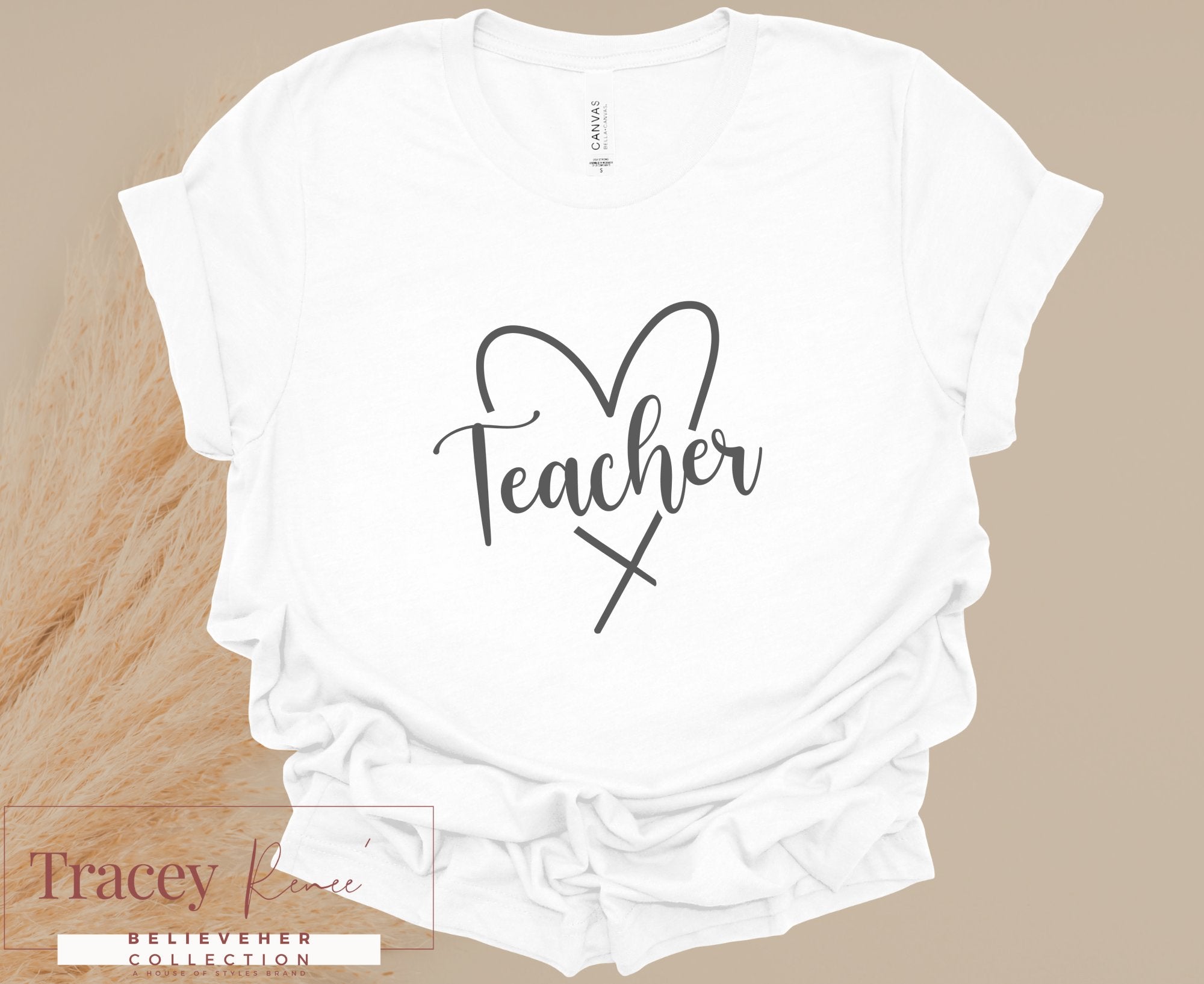 Teacher Heart T-Shirt - "Inspirations of Education" Collection by Main Street Collective