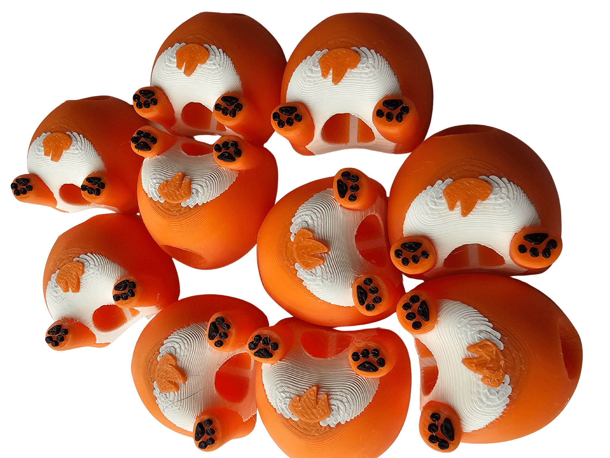 Corgi Butt Straw Toppers: 3D Printed Tumbler Charms for Dog Lovers - Mississippi Handmade by Tween Space