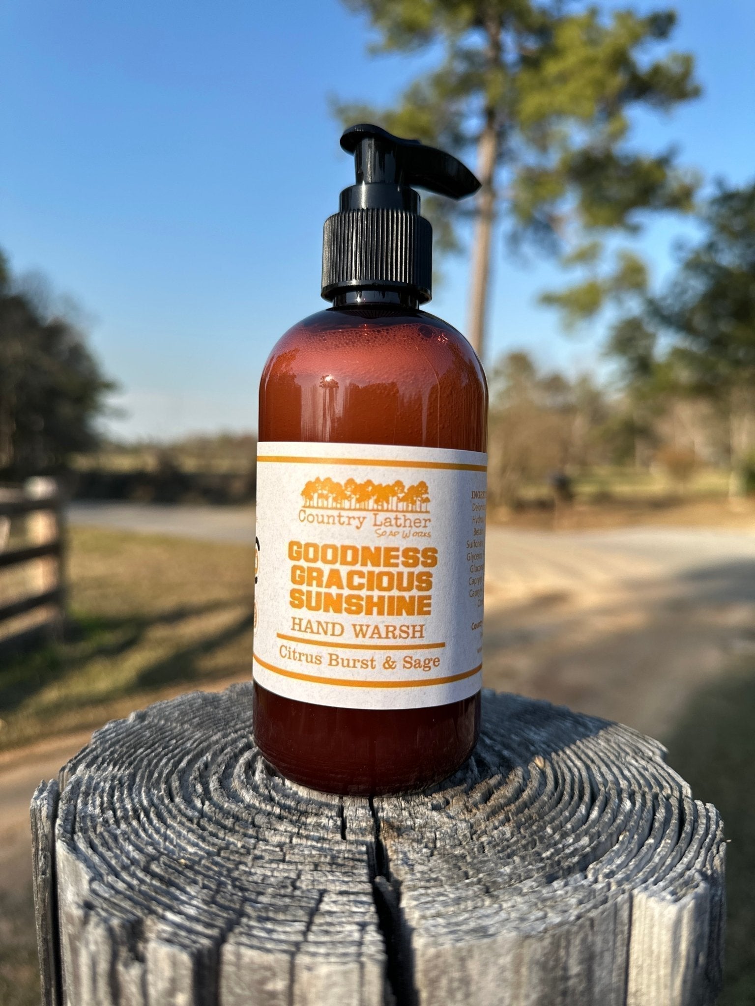 Country Lather Goodness Gracious Sunshine Hand Wash – Mississippi Handmade Gifts - Main Street Collective L.L.C
