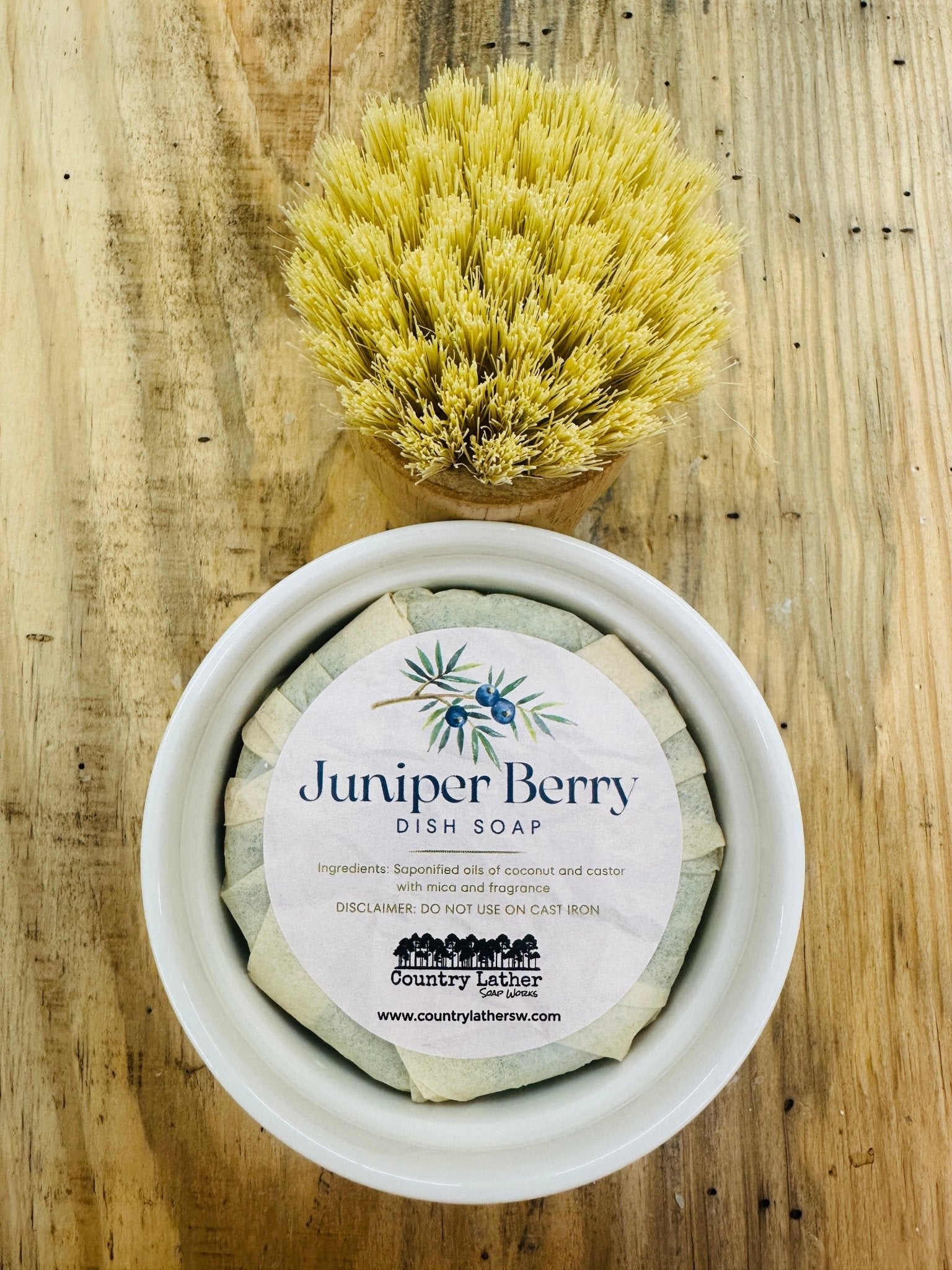 Country Lather Juniper Berry Solid Dish Soap Set – Mississippi Handmade Gifts - Main Street Collective L.L.C