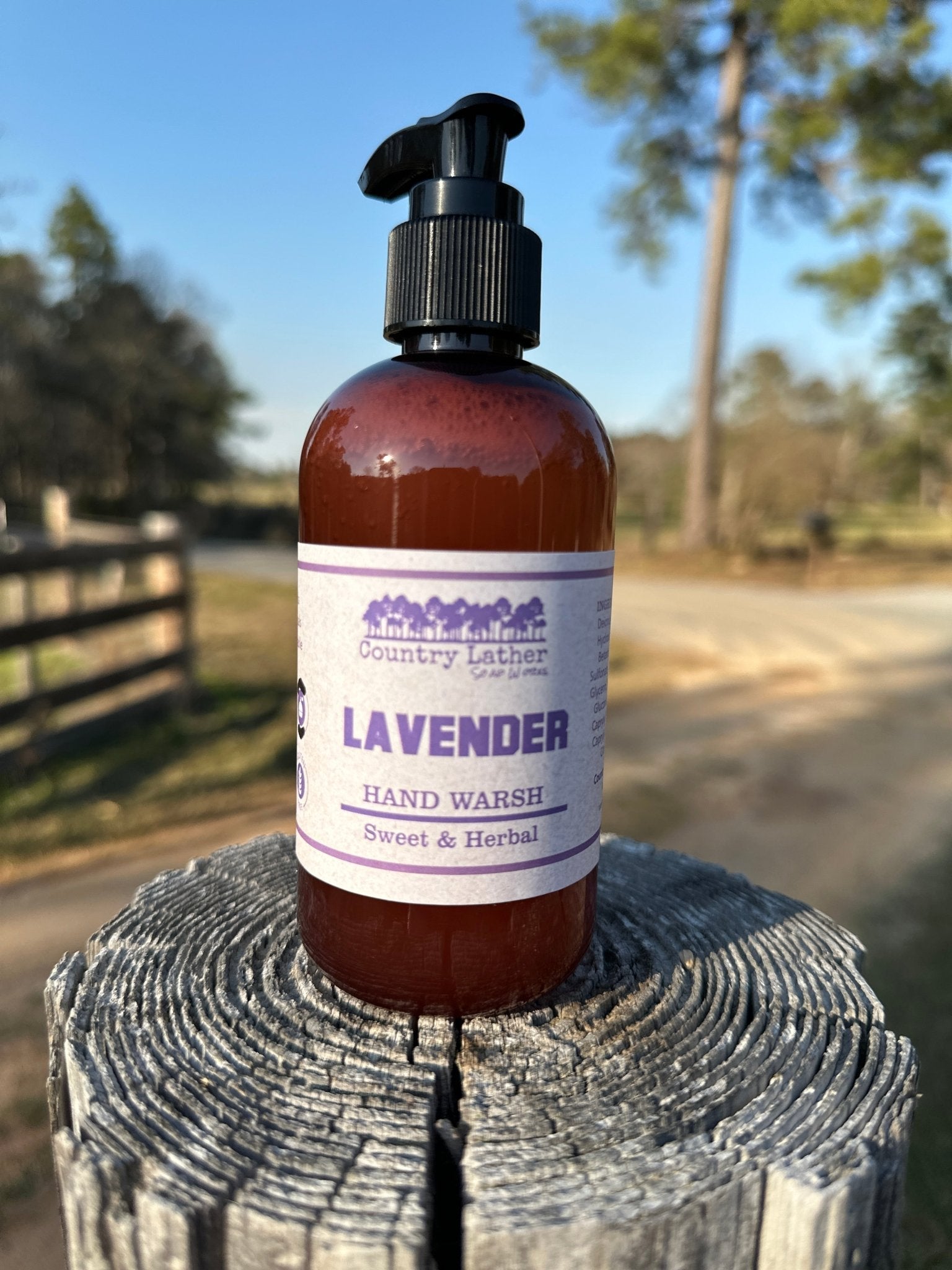 Country Lather Lavender Hand Wash – Mississippi Handmade Gifts - Main Street Collective L.L.C