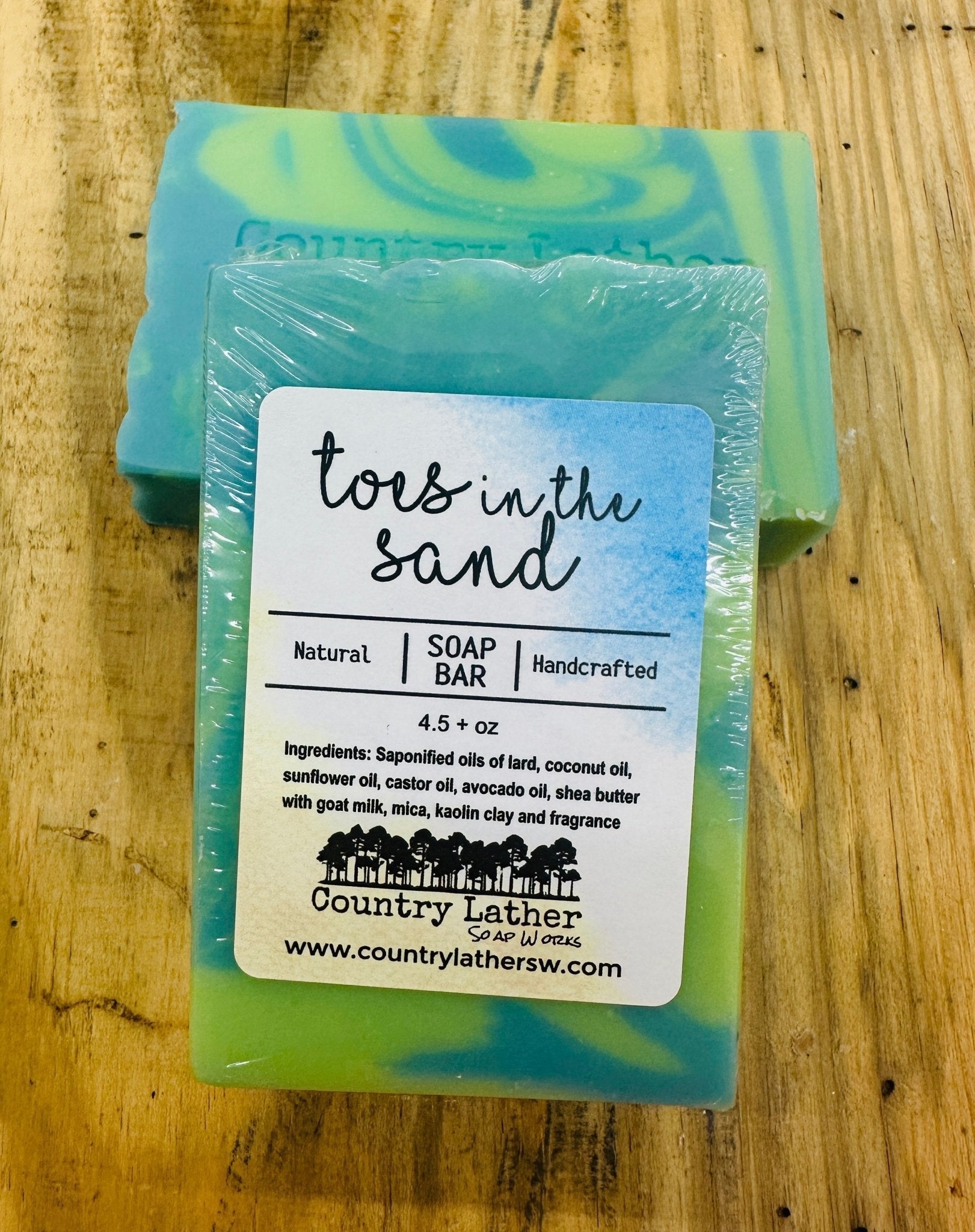 Toes in the Sand Soap Bar