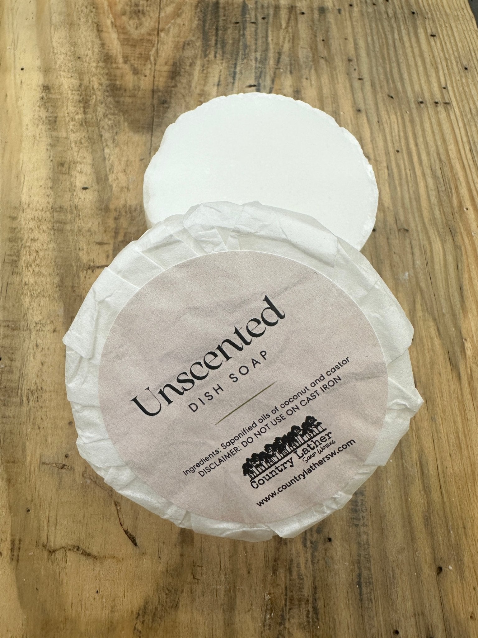 Country Lather Unscented Solid Dish Soap Refill – Mississippi Handmade Gifts - Main Street Collective L.L.C