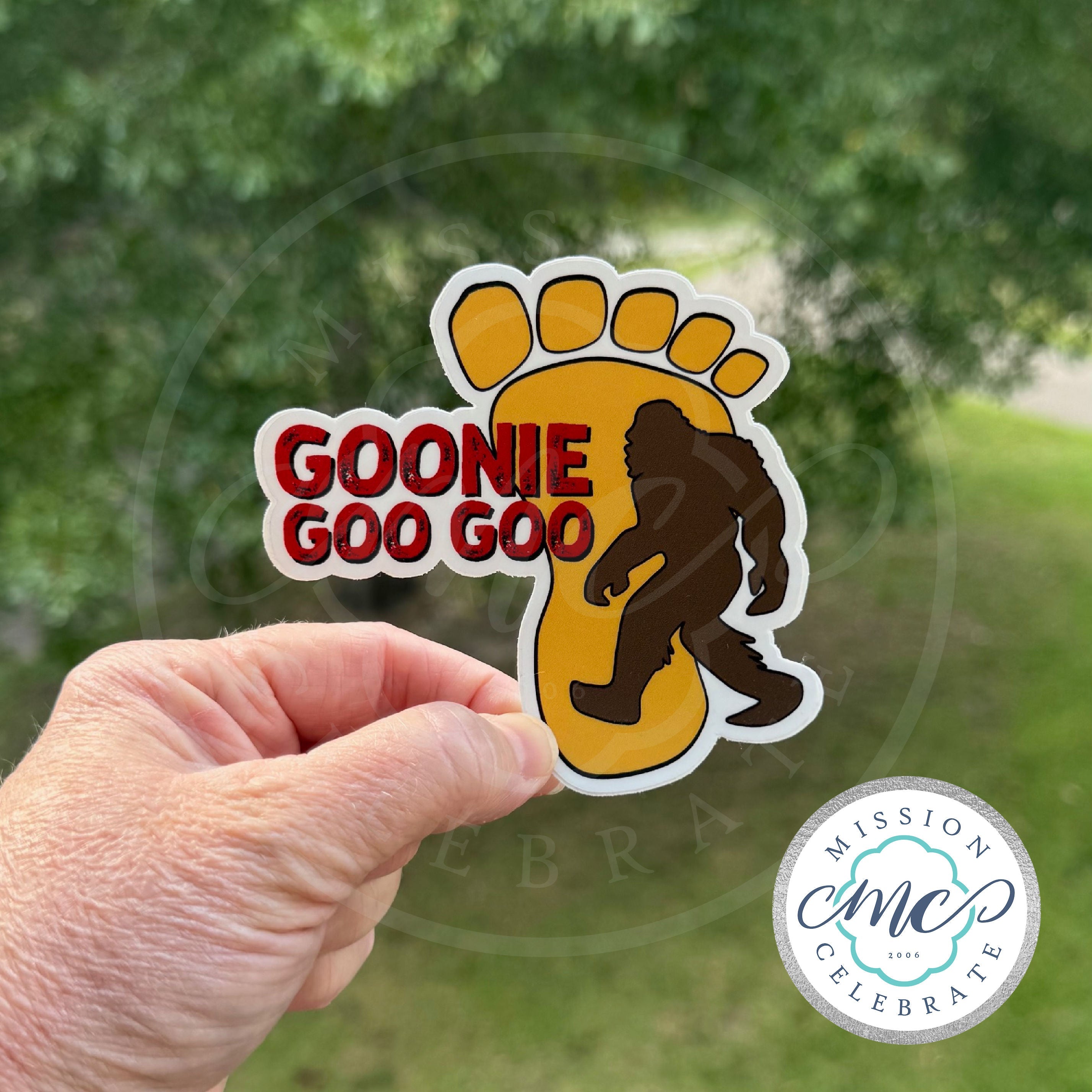 Parody/Funny Decal - Goonie Goo Goo Bigfoot Aunt Bunny (inspired by Eddie Murphy) Art Decal (Interior / Exterior Use)