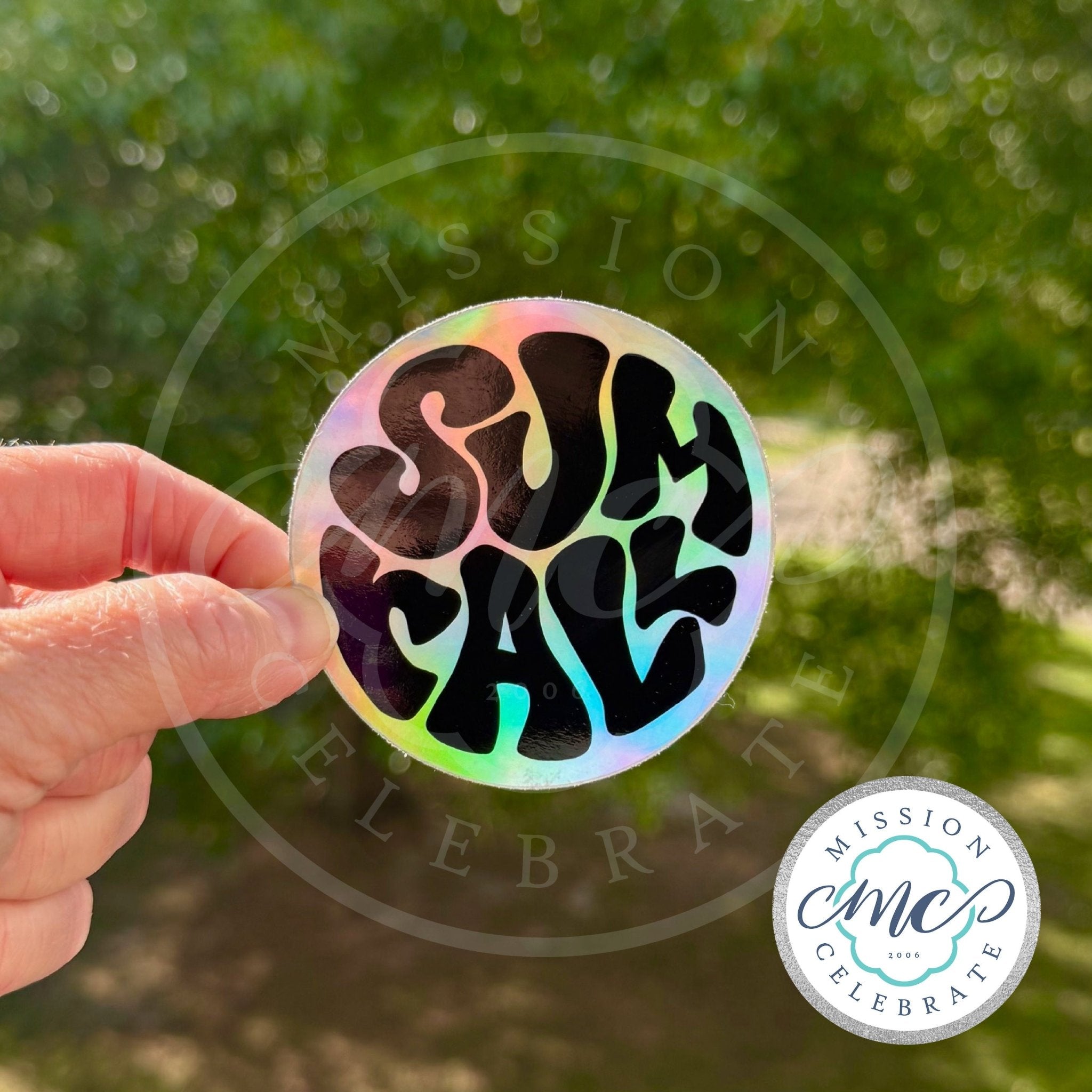 Sumrall Mississippi Retro Holographic Decal Sticker | Main Street Collective